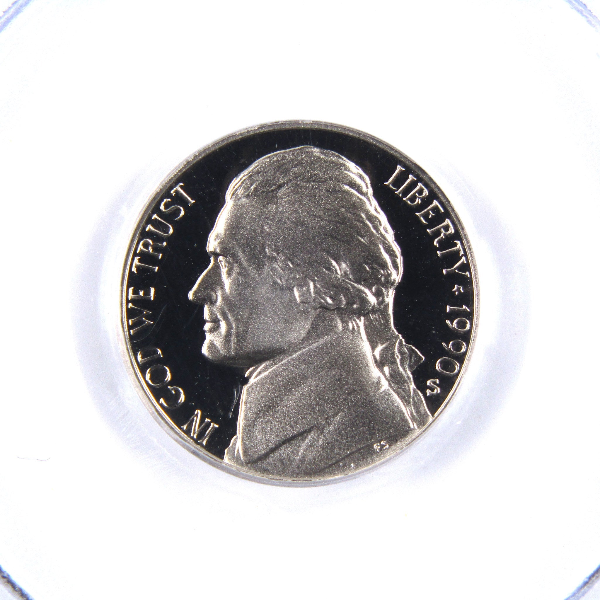1990 S Jefferson Nickel 5 Cent Piece PR 69 DCAM PCGS Proof SKU:CPC2378