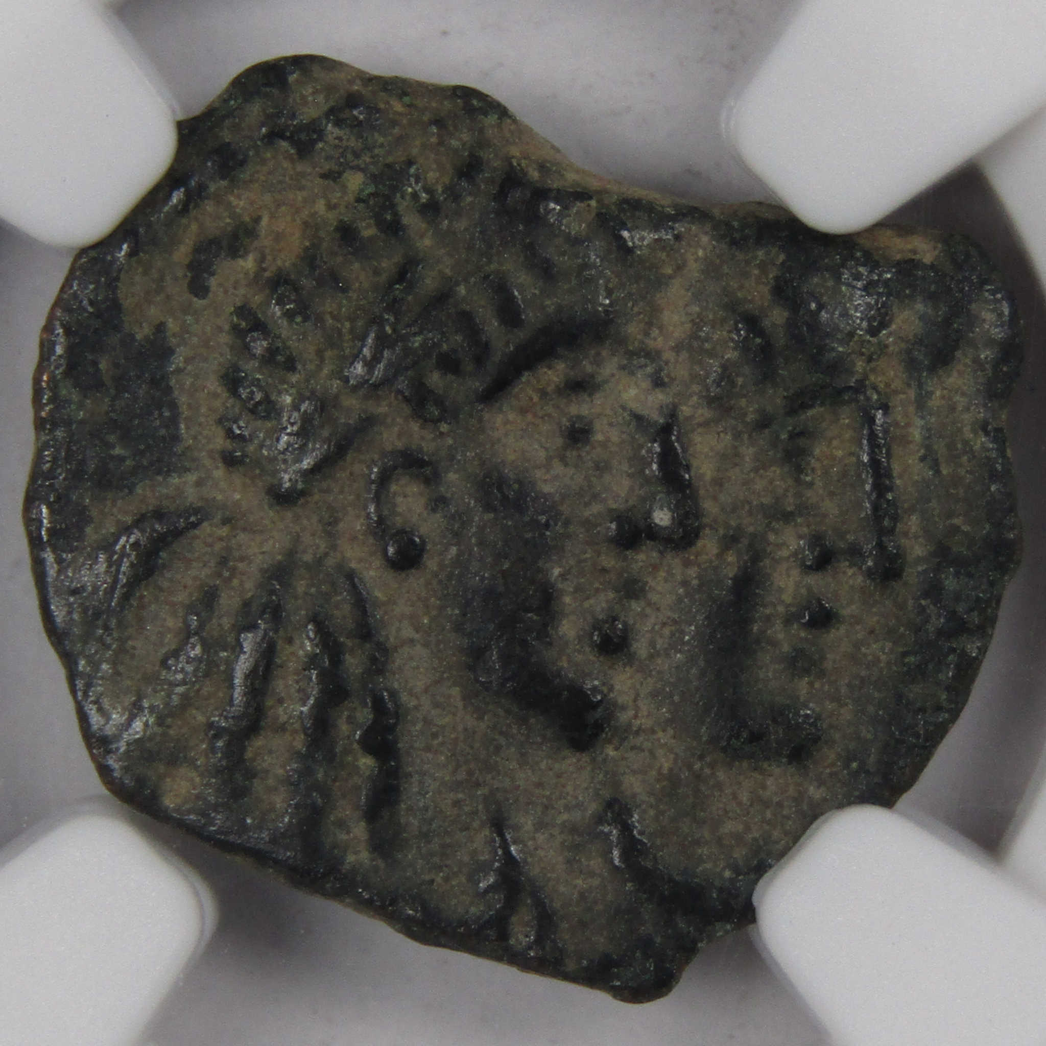 AD70-106 Nabataea Rabbel II & Gamilat AE16 CH VF NGC Ancient SKU:I1931