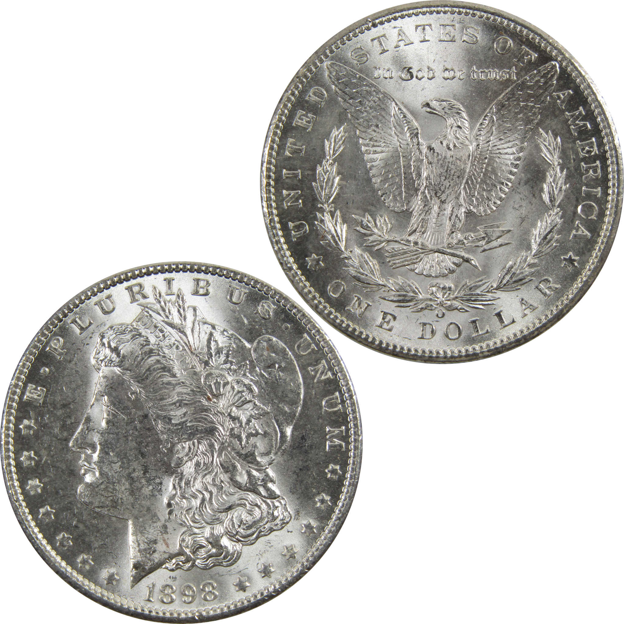 1898 O Morgan Dollar BU Uncirculated 90% Silver $1 Coin SKU:I5244 - Morgan coin - Morgan silver dollar - Morgan silver dollar for sale - Profile Coins &amp; Collectibles