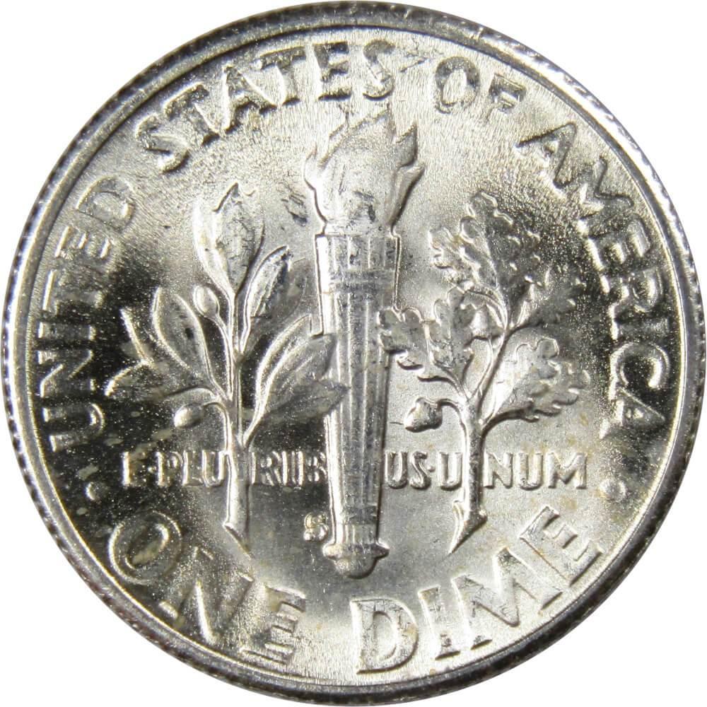 1952 S Roosevelt Dime BU Uncirculated Mint State 90% Silver 10c US Coin