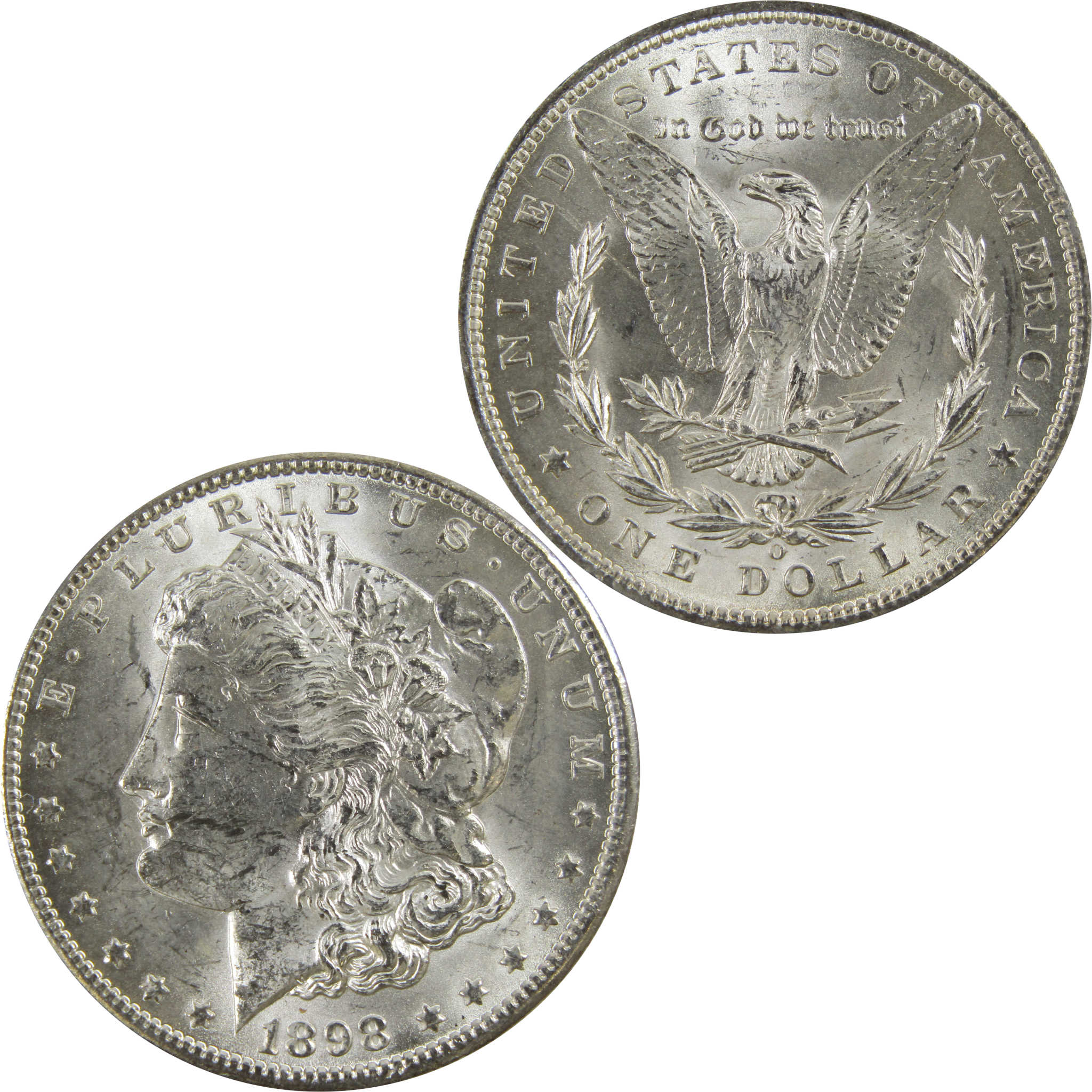 1898 O Morgan Dollar BU Uncirculated 90% Silver $1 Coin SKU:I5226 - Morgan coin - Morgan silver dollar - Morgan silver dollar for sale - Profile Coins &amp; Collectibles