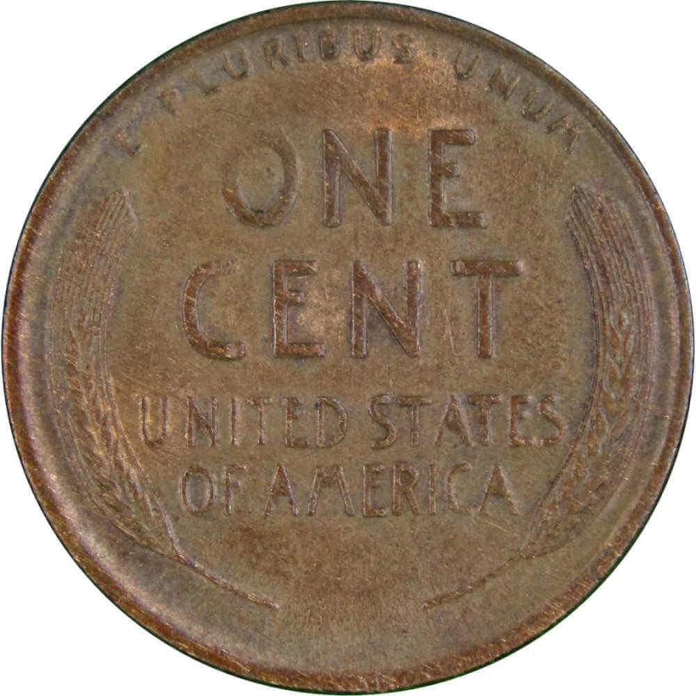 1919 Lincoln Wheat Cent AU About Uncirculated Bronze Penny 1c Coin Collectible