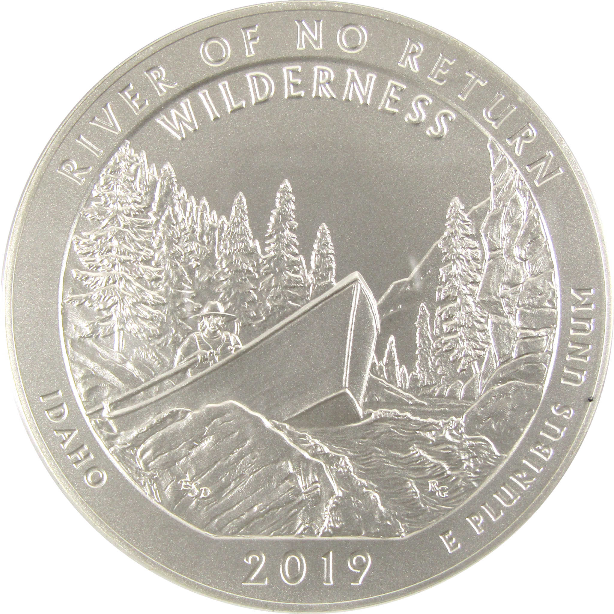 2019 P Frank Church River Wilderness 5 oz Silver OGP COA SKU:CPC2684