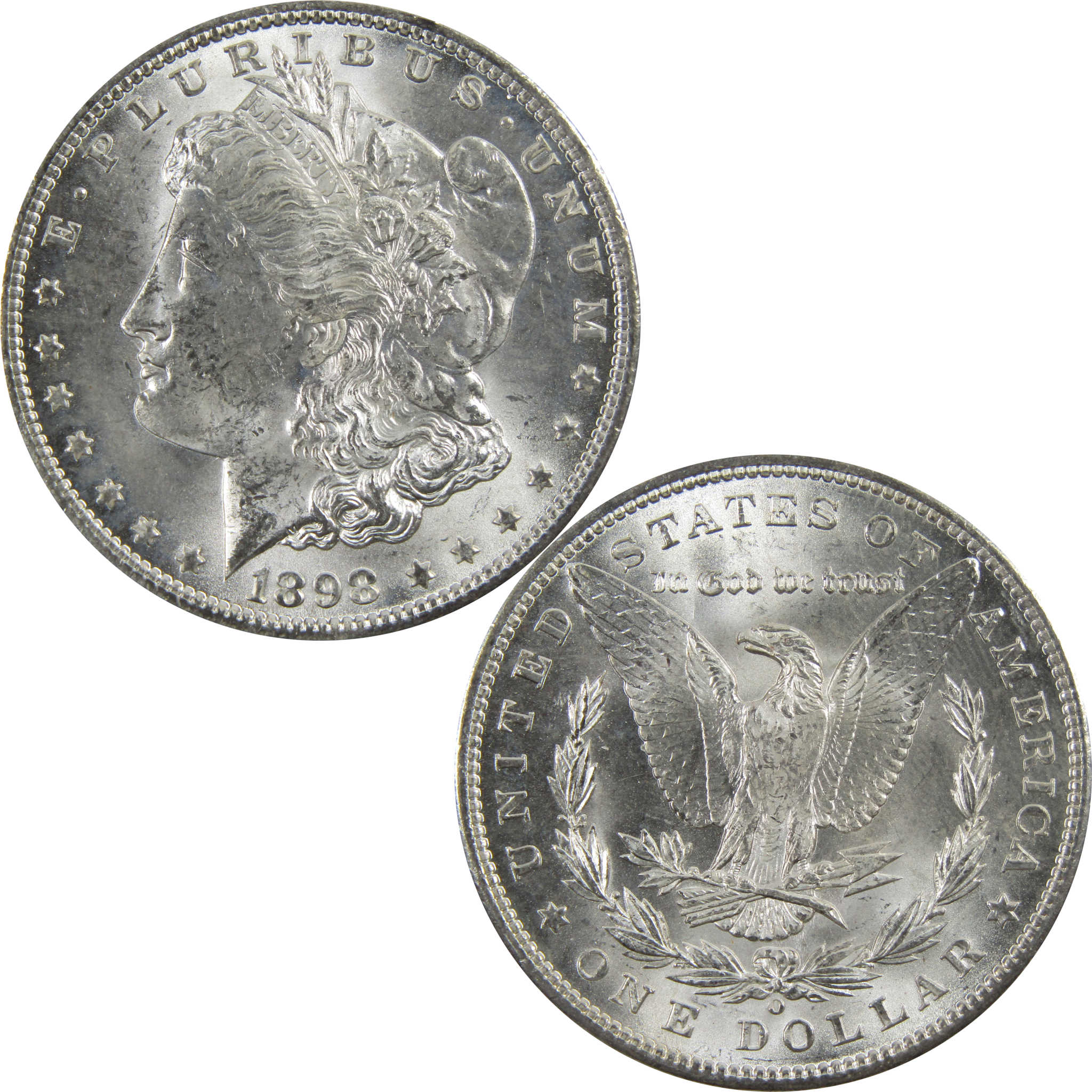 1898 O Morgan Dollar BU Uncirculated 90% Silver $1 Coin SKU:I5284 - Morgan coin - Morgan silver dollar - Morgan silver dollar for sale - Profile Coins &amp; Collectibles