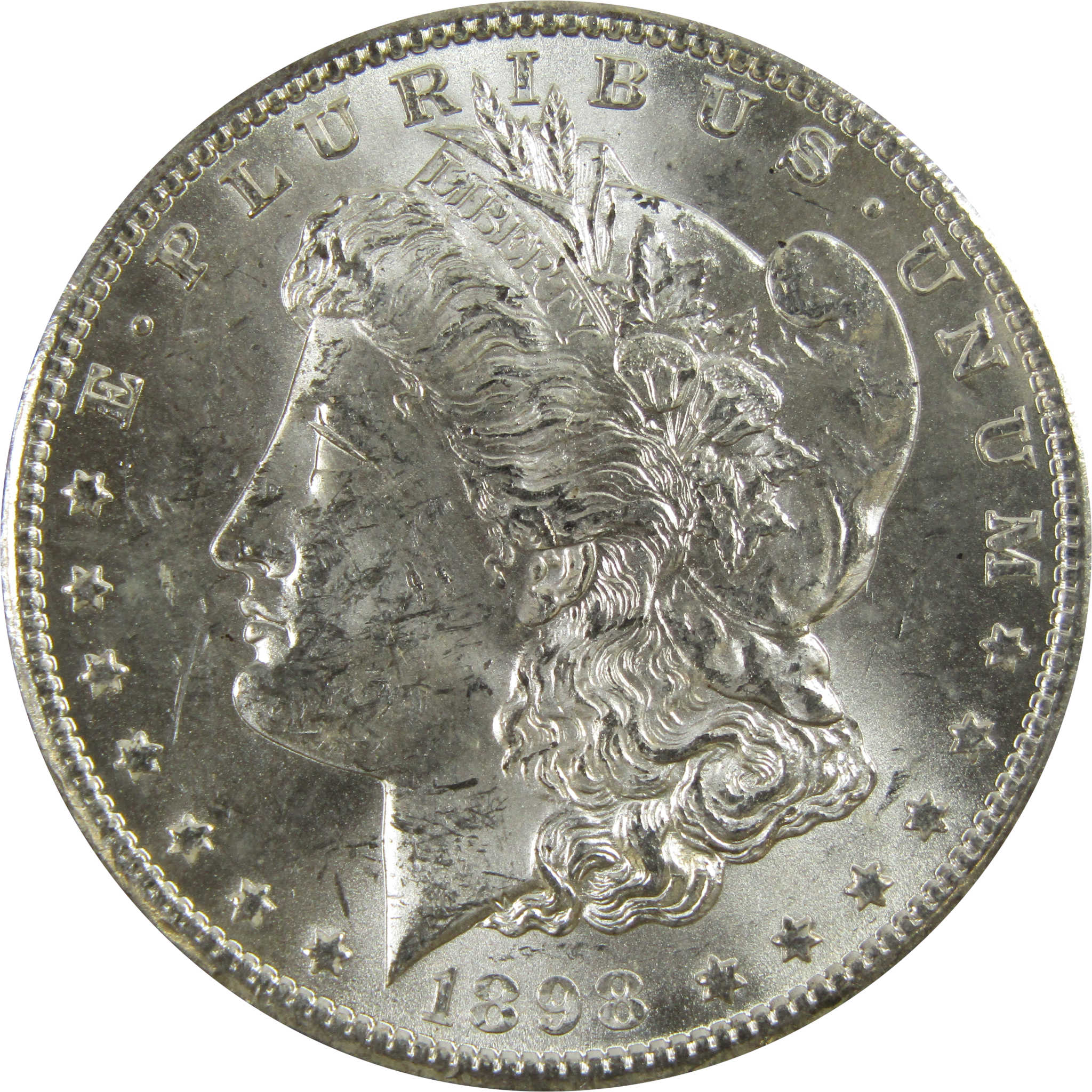 1898 O Morgan Dollar BU Uncirculated 90% Silver $1 Coin SKU:I5206 - Morgan coin - Morgan silver dollar - Morgan silver dollar for sale - Profile Coins &amp; Collectibles