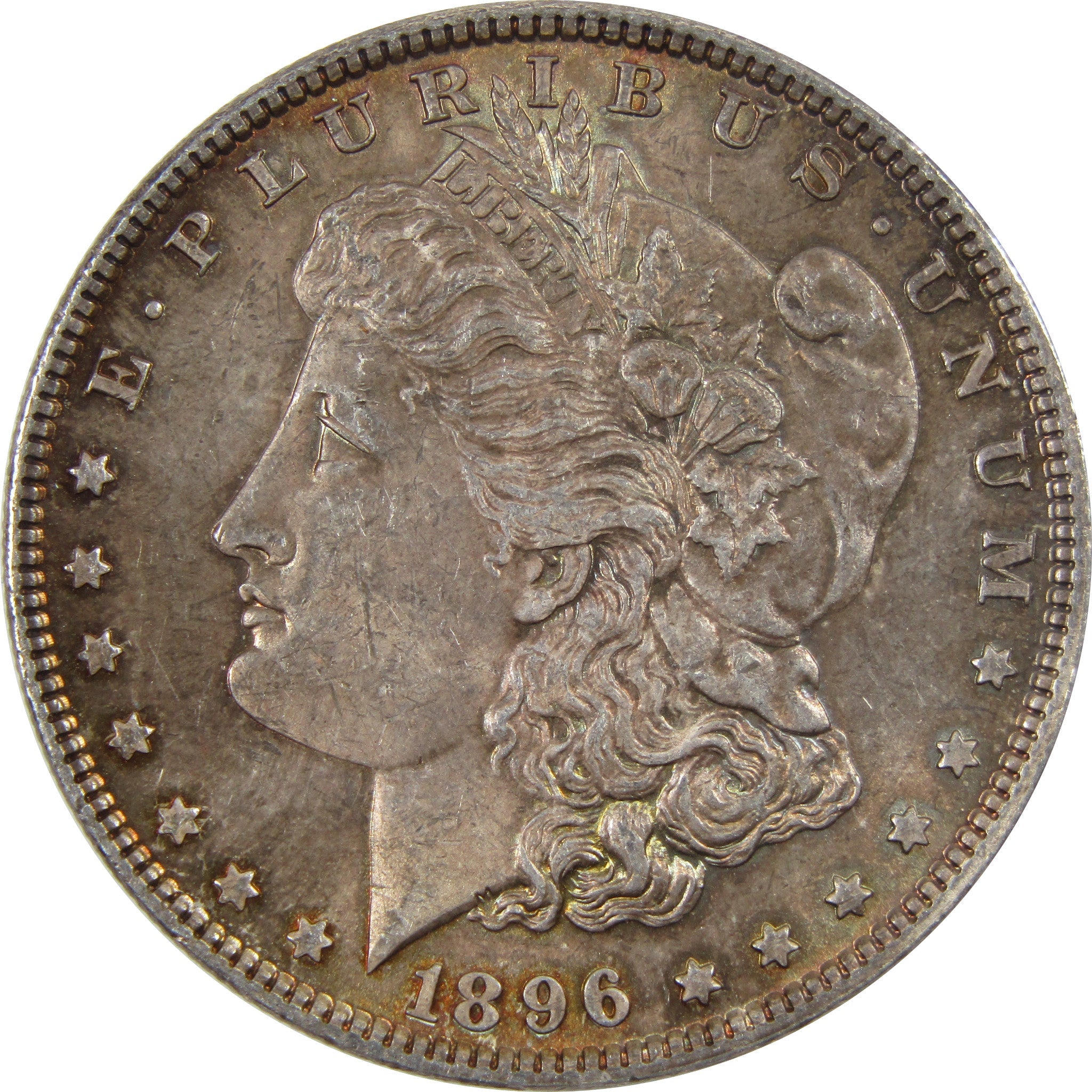 1896 Morgan Dollar AU About Uncirculated 90% Silver $1 Coin SKU:I5485 - Morgan coin - Morgan silver dollar - Morgan silver dollar for sale - Profile Coins &amp; Collectibles