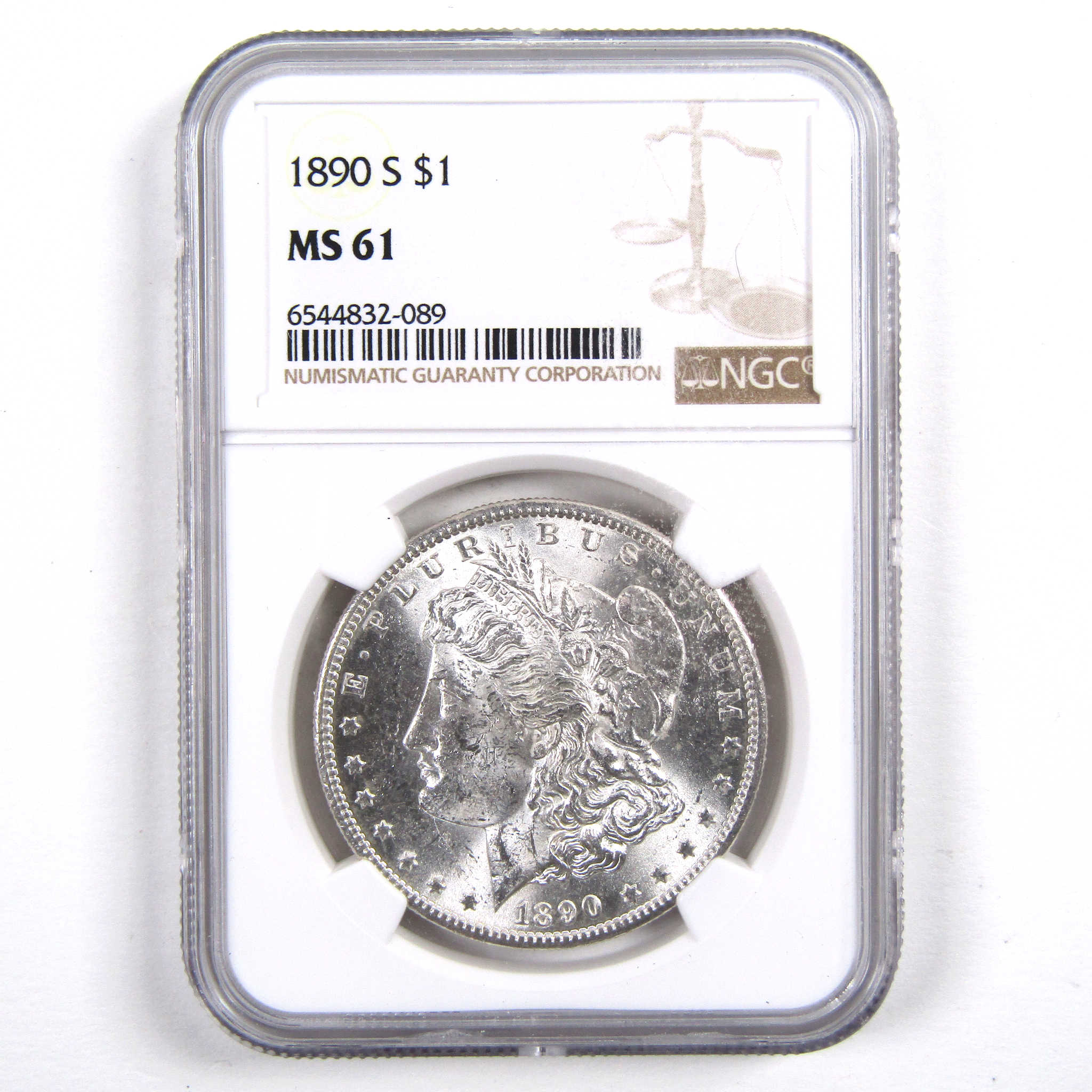 1890 S Morgan Dollar MS 61 NGC 90% Silver Uncirculated SKU:I3113 - Morgan coin - Morgan silver dollar - Morgan silver dollar for sale - Profile Coins &amp; Collectibles