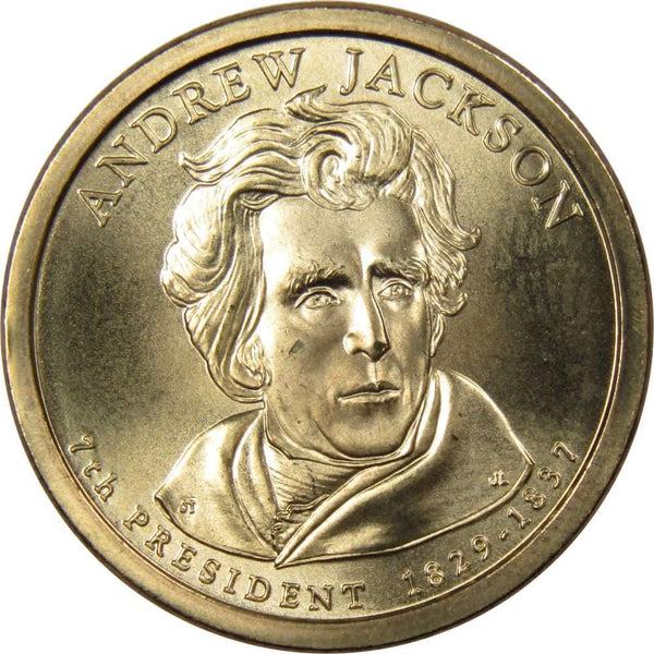 2008 Andrew Jackson Presidential Dollar $1 Missing Edge Lettering