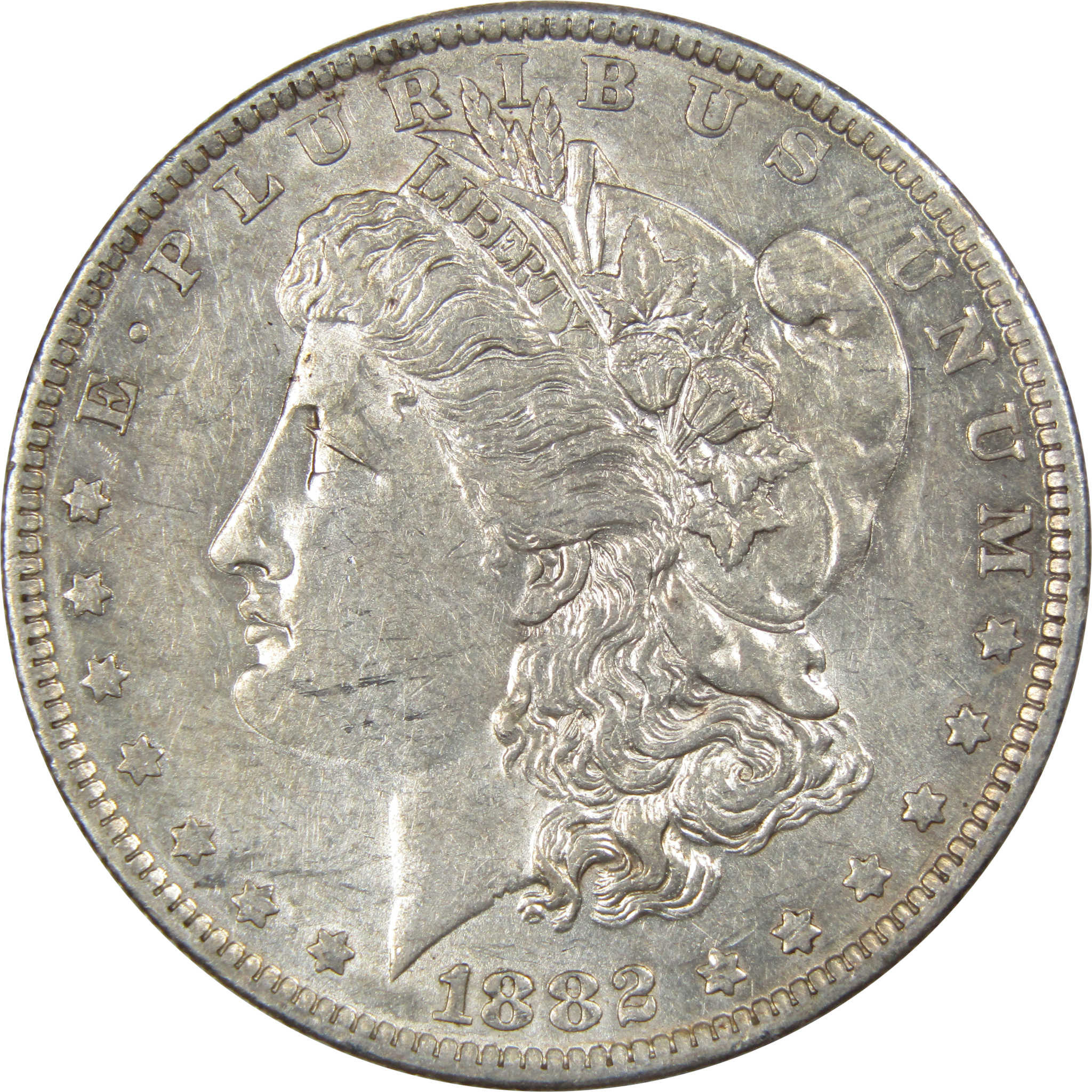 1882 O/S VAM-3 Flush EDS Morgan Dollar Extremely Fine Silver SKU:I996 - Morgan coin - Morgan silver dollar - Morgan silver dollar for sale - Profile Coins &amp; Collectibles