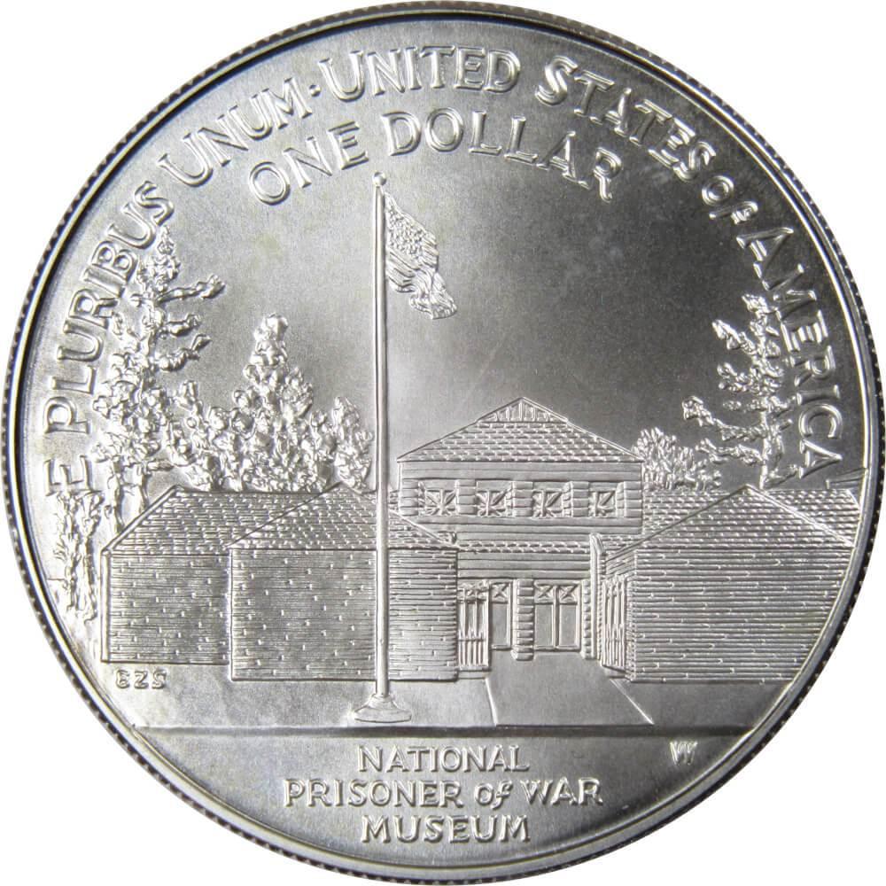 U.S. Prisoner of War Commemorative 1994 W 90% Silver Dollar Uncirculated $1 Coin