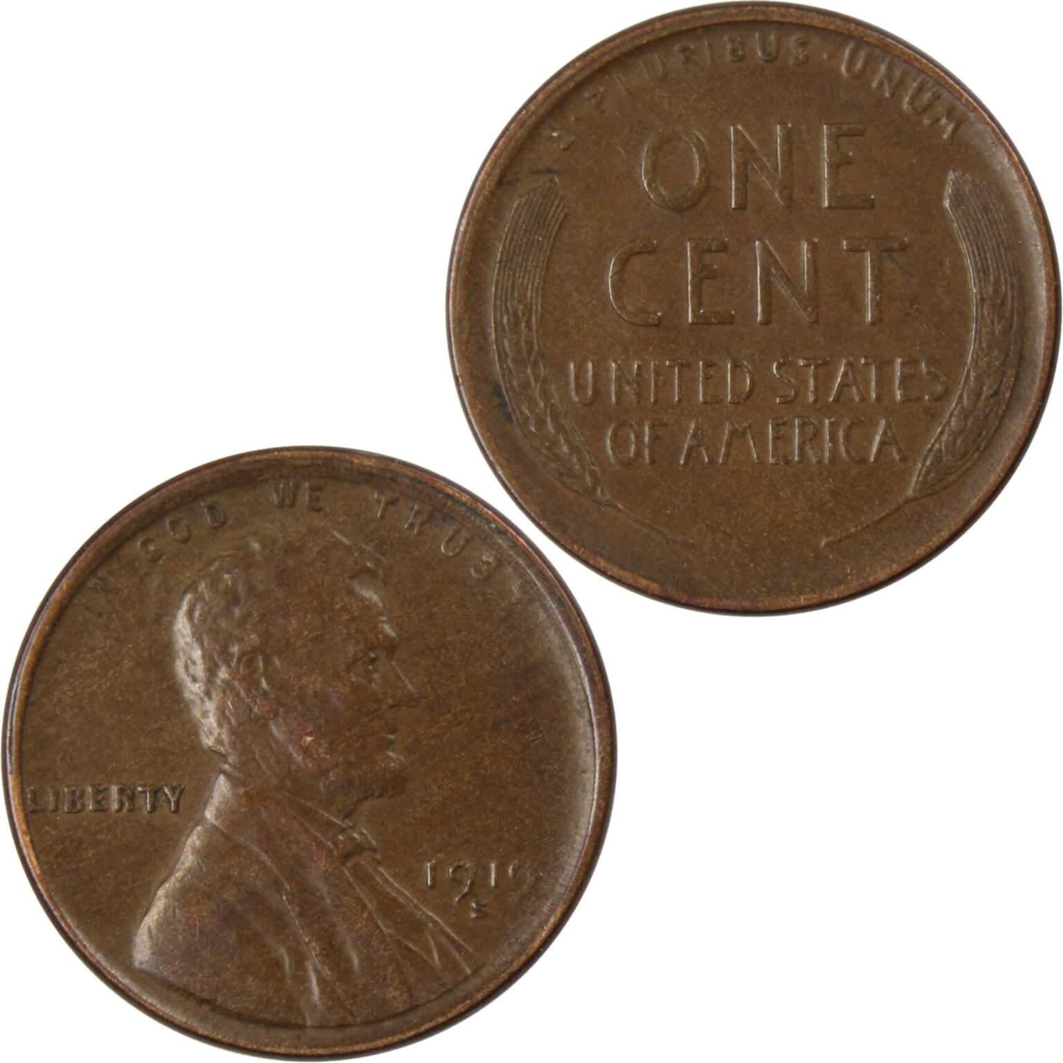 1919 S Lincoln Wheat Cent XF EF Extremely Fine Bronze Penny 1c