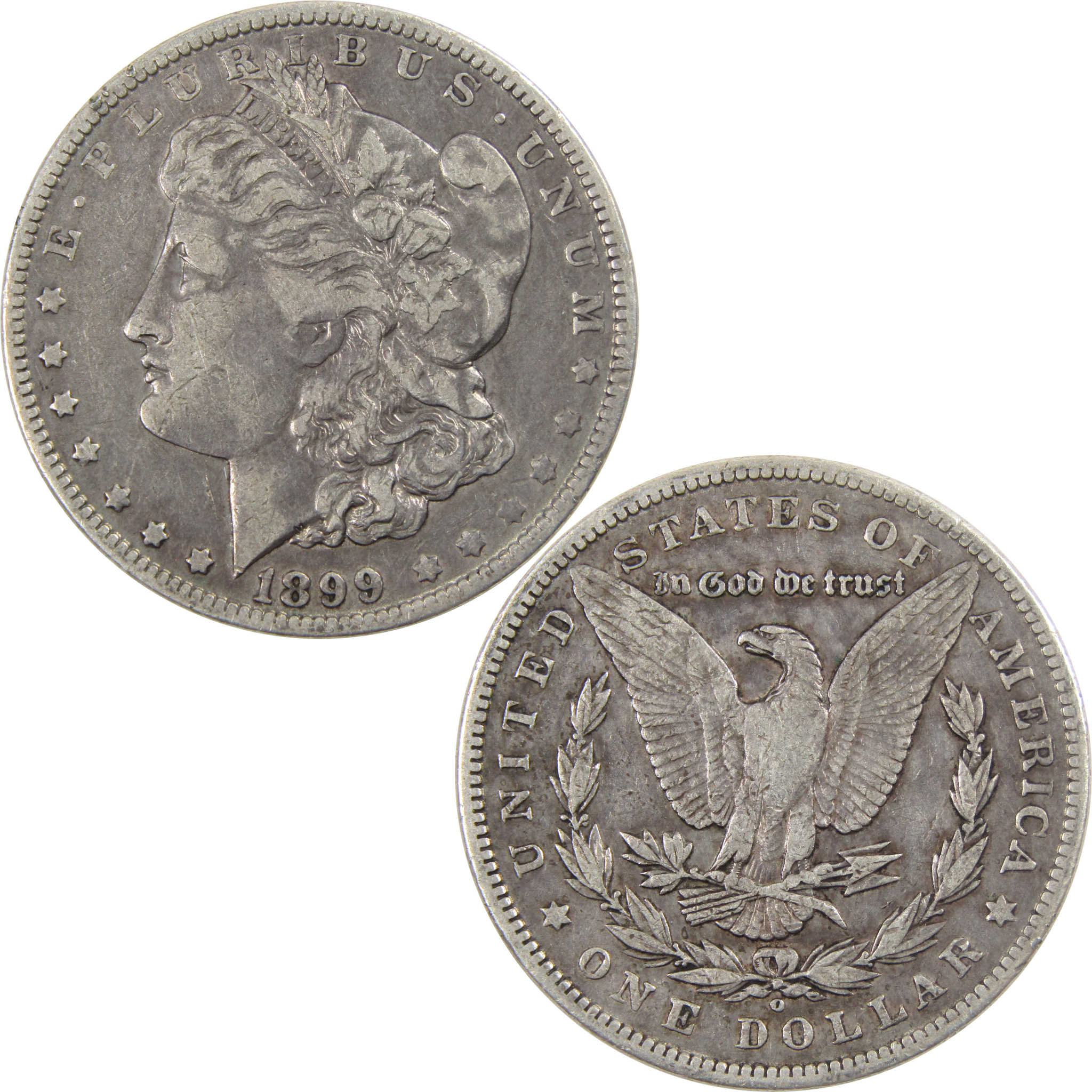 1899 O Micro O Morgan Dollar VF Very Fine 90% Silver $1 Coin SKU:I5943 - Morgan coin - Morgan silver dollar - Morgan silver dollar for sale - Profile Coins &amp; Collectibles
