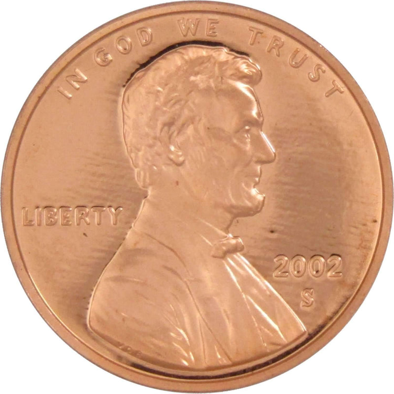 2002 S Lincoln Memorial Cent Choice Proof Penny 1c Coin Collectible - Lincoln Cent - Profile Coins &amp; Collectibles