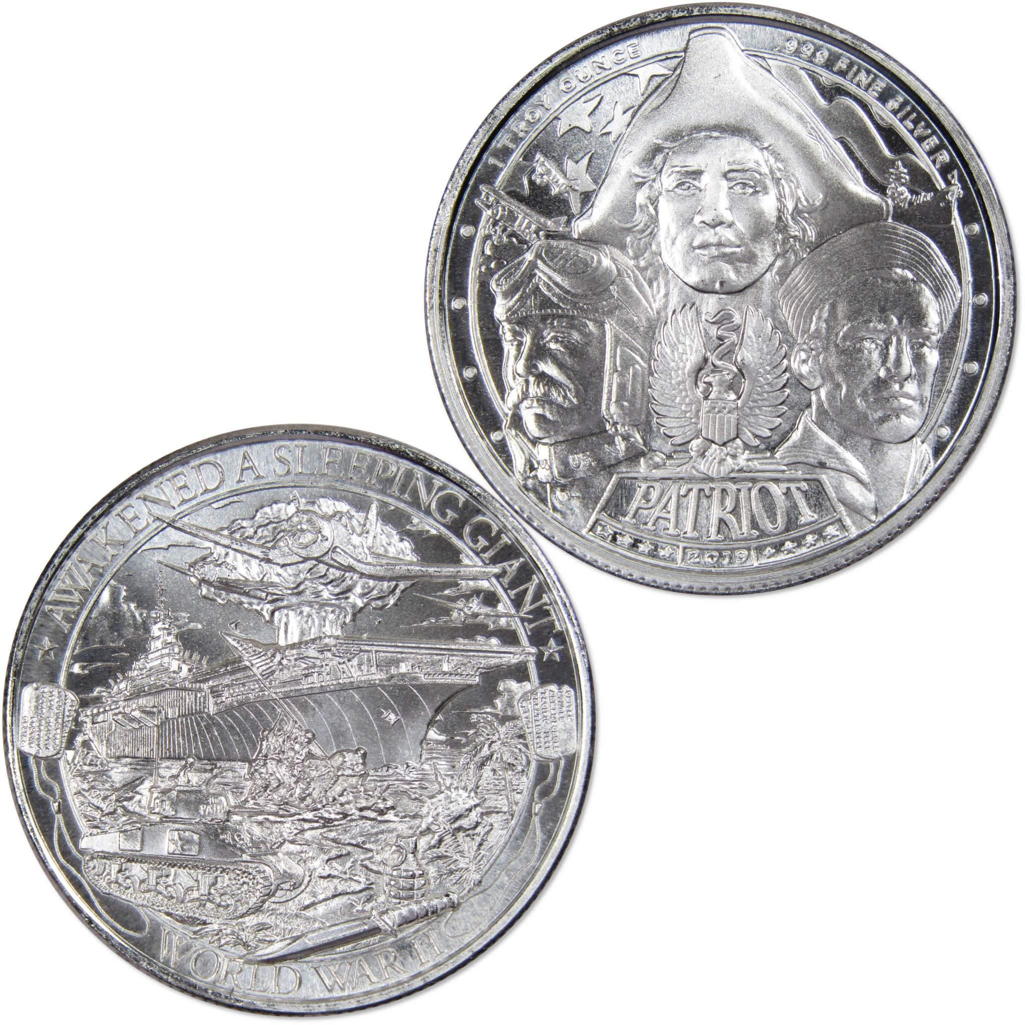1 oz Walking Liberty Silver Round (New) .999 Pure - The Mason Mint