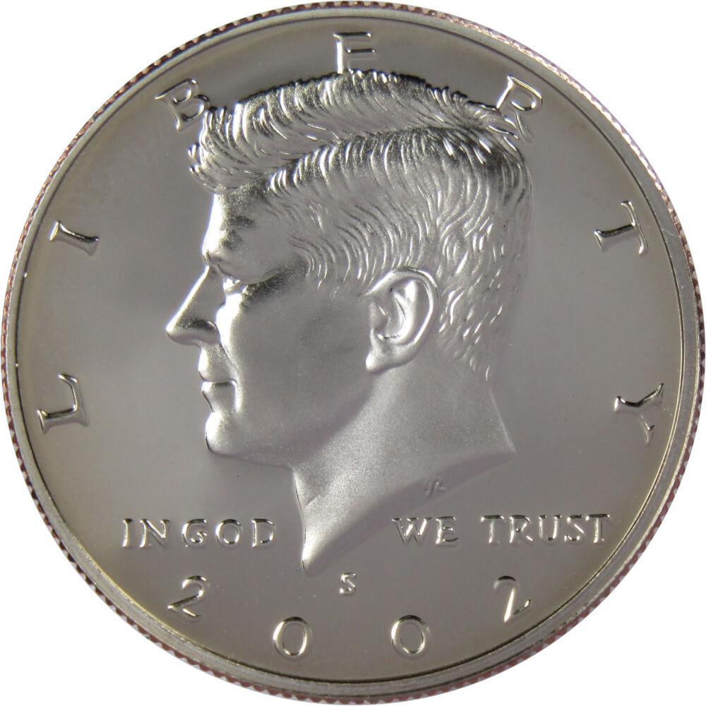 2002 S Kennedy Half Dollar Choice Proof Clad 50c US Coin Collectible