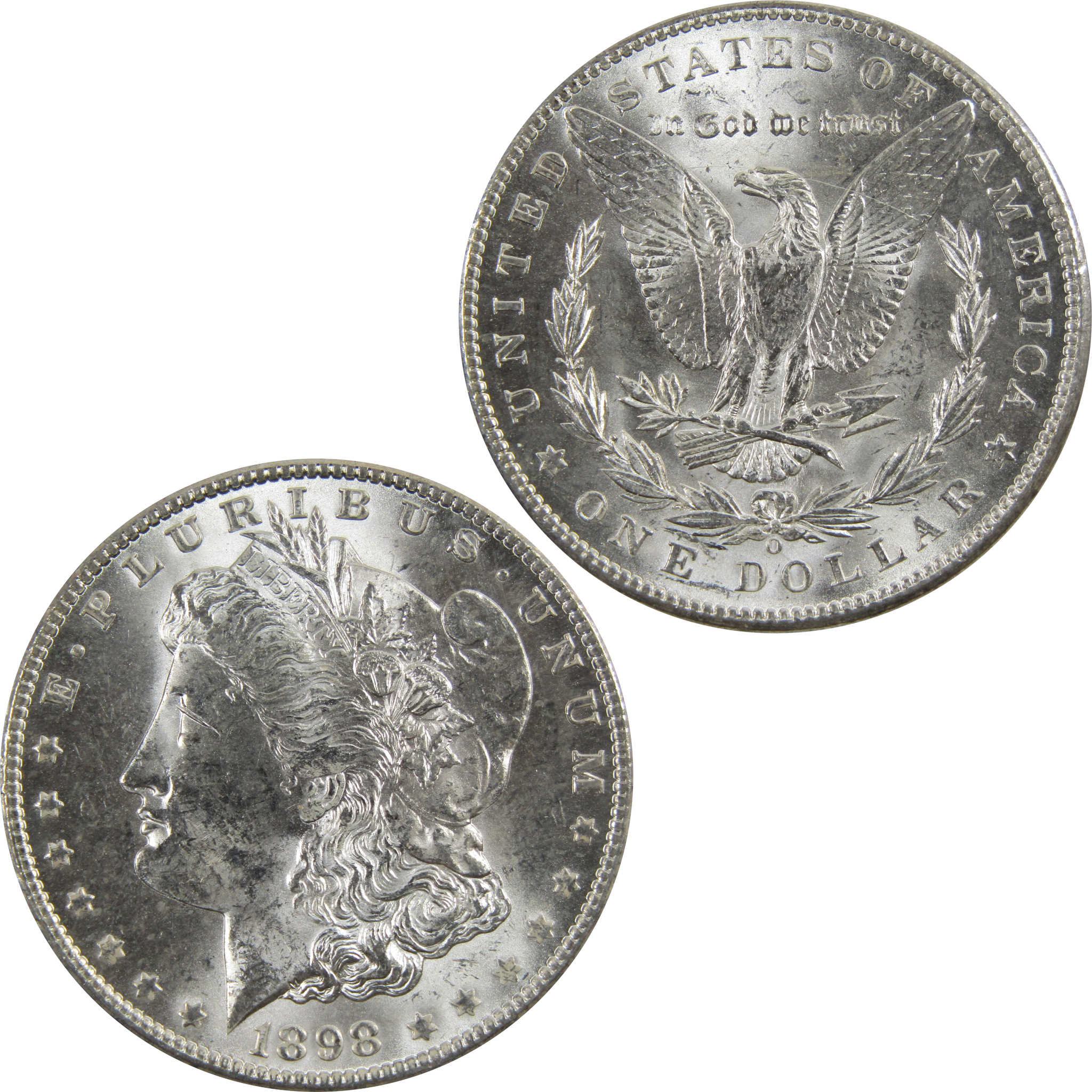 1898 O Morgan Dollar BU Uncirculated 90% Silver $1 Coin SKU:I5239 - Morgan coin - Morgan silver dollar - Morgan silver dollar for sale - Profile Coins &amp; Collectibles