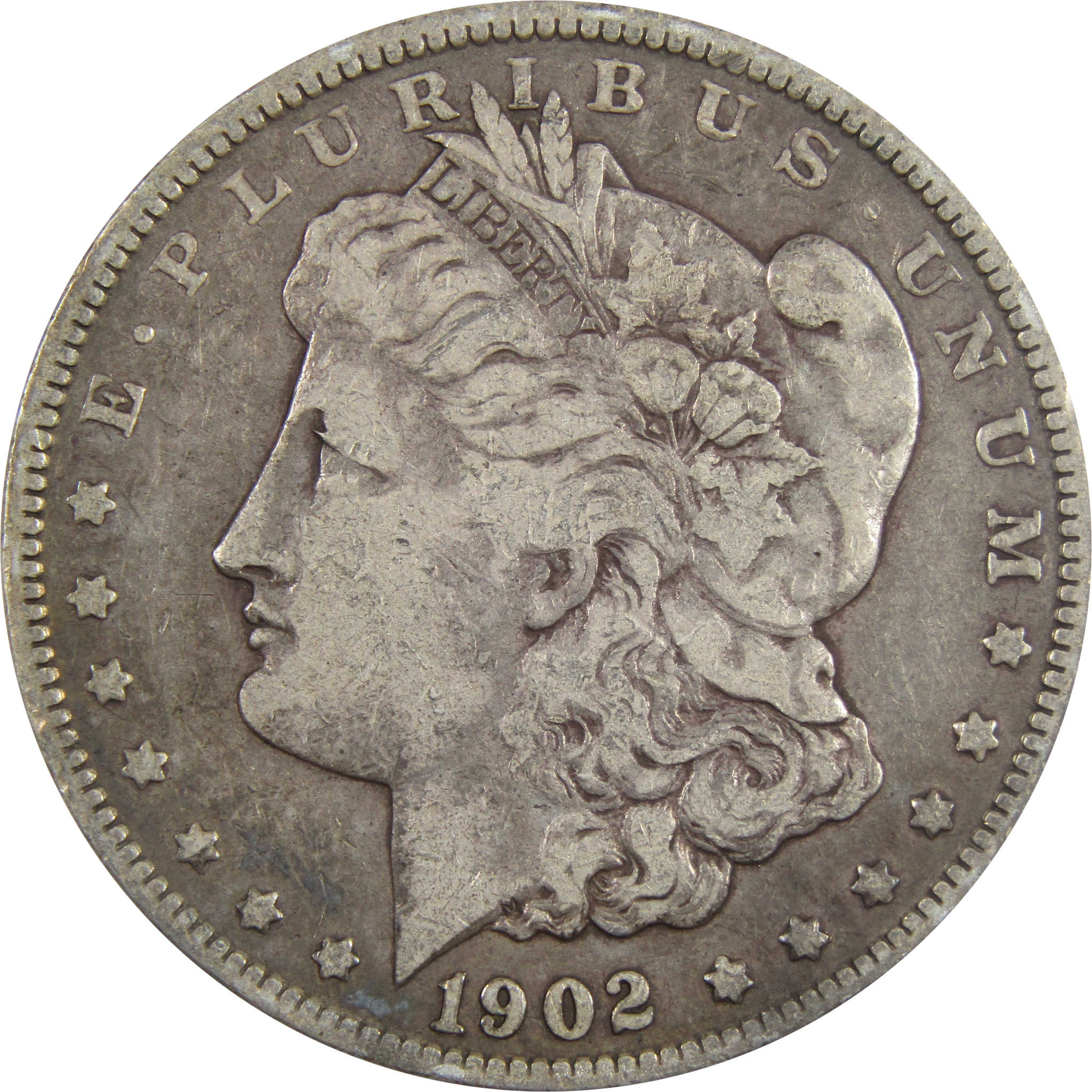 1902 Morgan Dollar F Fine 90% Silver $1 Coin SKU:I5570 - Morgan coin - Morgan silver dollar - Morgan silver dollar for sale - Profile Coins &amp; Collectibles
