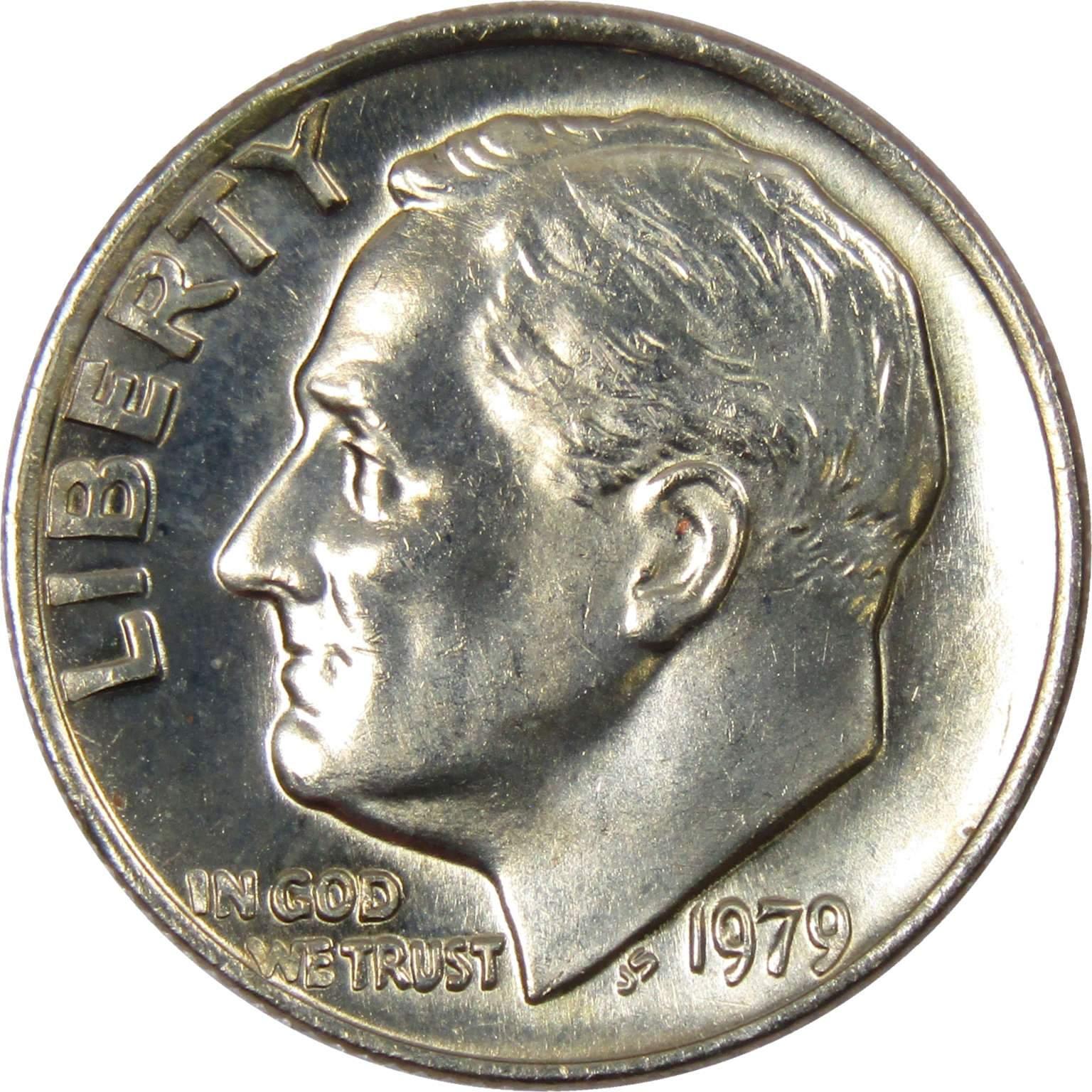 1979 Roosevelt Dime BU Uncirculated Mint State 10c US Coin Collectible
