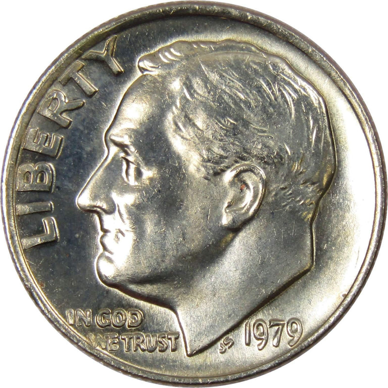 1979 Roosevelt Dime BU Uncirculated Mint State 10c US Coin Collectible - Roosevelt coin - Profile Coins &amp; Collectibles