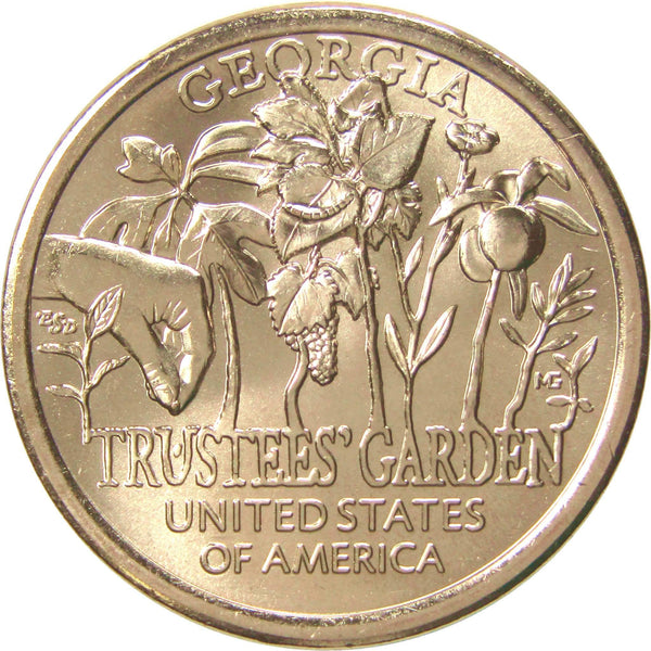 2019 P Georgia American Innovation Dollar BU Uncirculated Mint State $1 US Coin - Profile Coins & Collectibles 