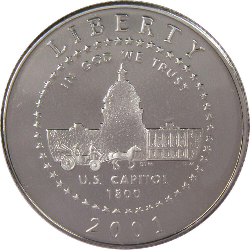 U.S. Capitol Visitor Center Commemorative 2001 P Clad Half Dollar Proof 50c Coin - US Commemorative Coins - Profile Coins &amp; Collectibles