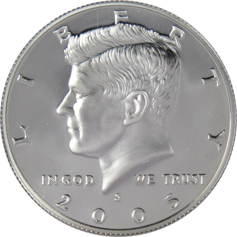 2005 S Kennedy Half Dollar Choice Proof 90% Silver 50c US Coin Collectible - Kennedy Half Dollars - JFK Half Dollar - Kennedy Coins - Profile Coins &amp; Collectibles