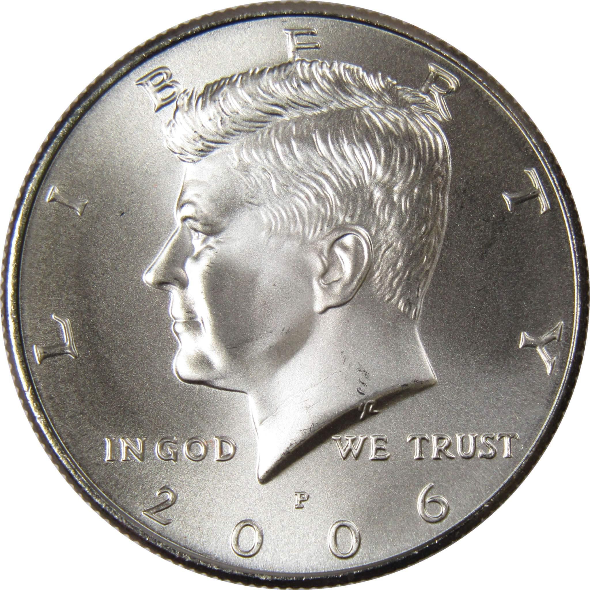 2006 P Kennedy Half Dollar BU Uncirculated Mint State 50c US Coin Collectible