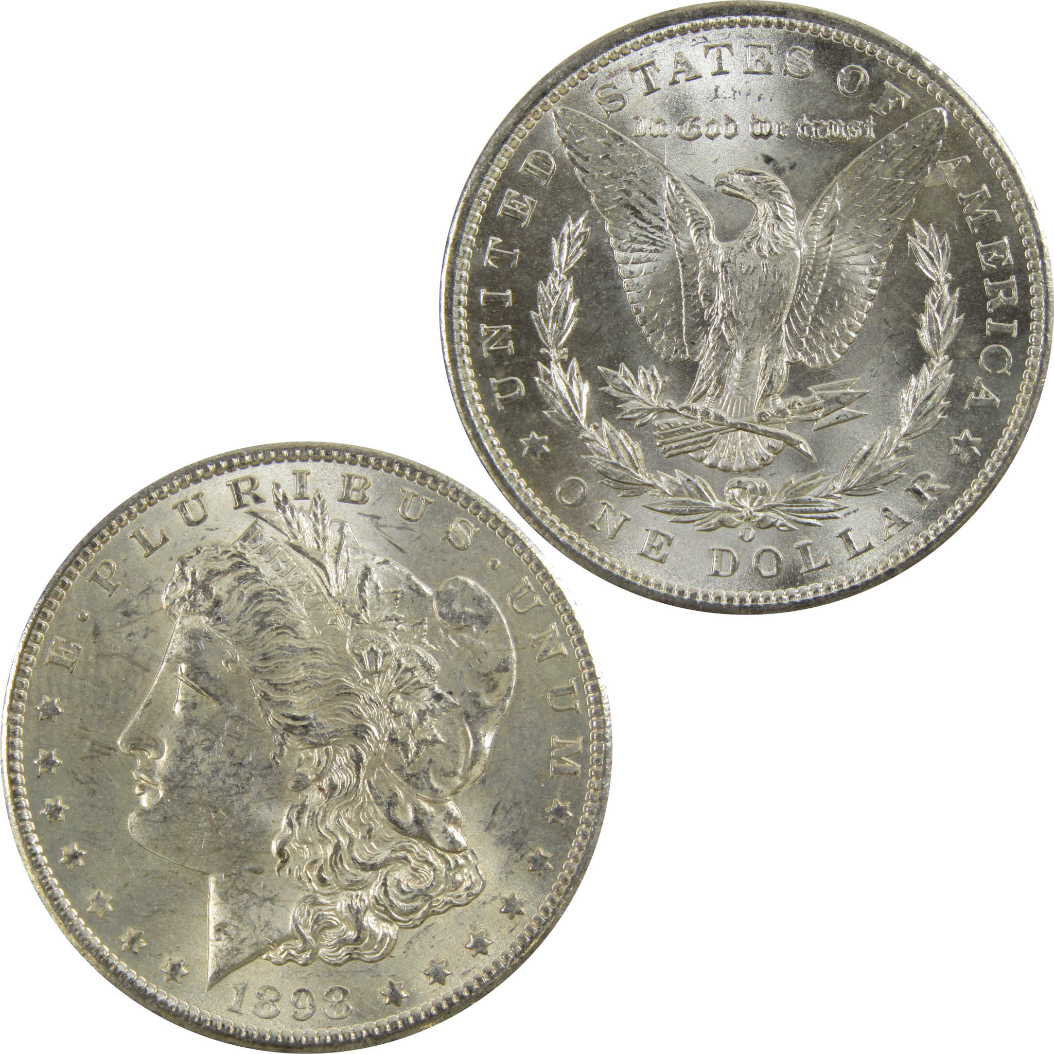 1898 O Morgan Dollar BU Uncirculated 90% Silver $1 Coin SKU:I5216 - Morgan coin - Morgan silver dollar - Morgan silver dollar for sale - Profile Coins &amp; Collectibles