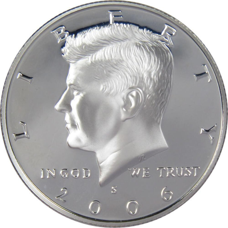 2006 S Kennedy Half Dollar Choice Proof 90% Silver 50c US Coin Collectible - Kennedy Half Dollars - JFK Half Dollar - Kennedy Coins - Profile Coins &amp; Collectibles