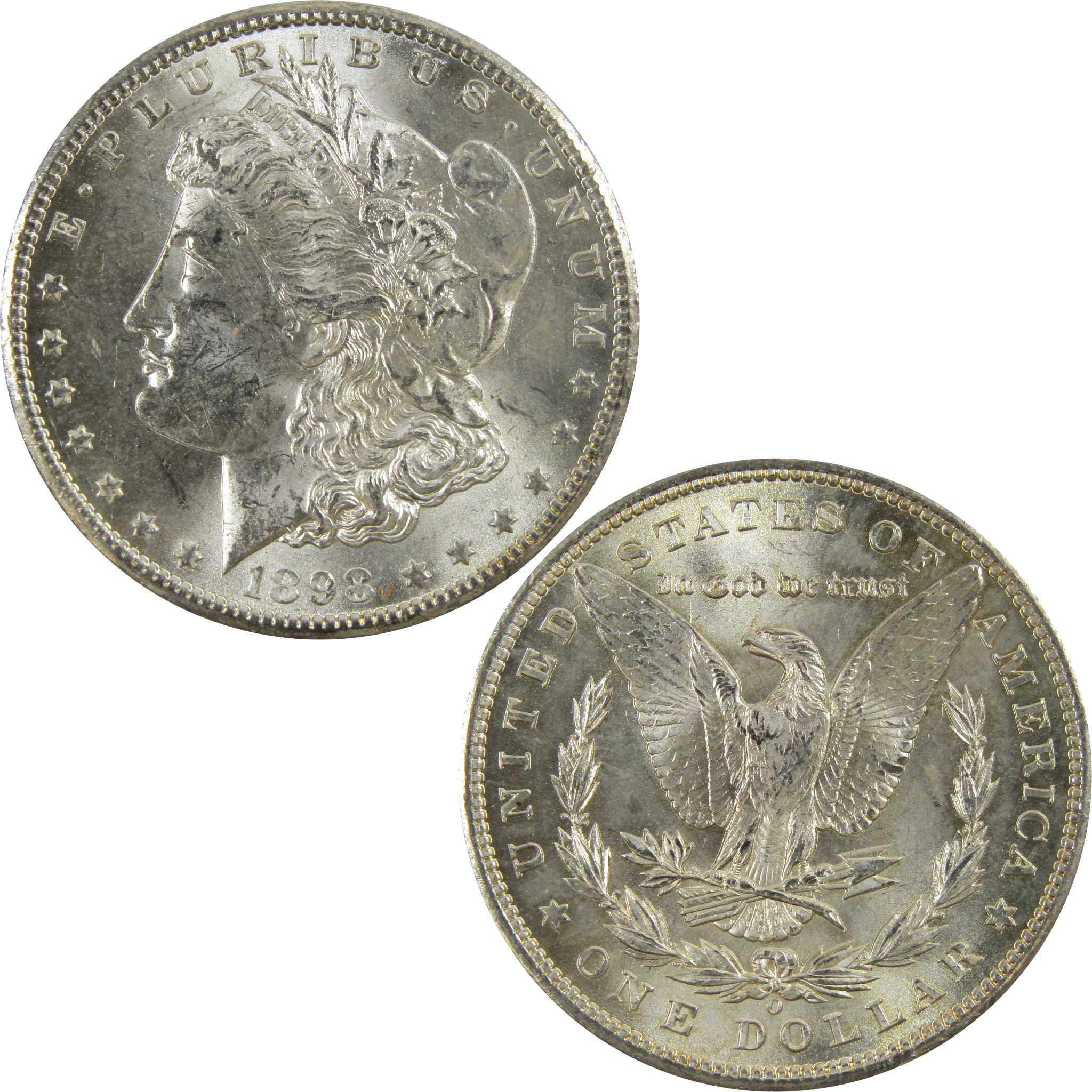 1898 O Morgan Dollar BU Uncirculated 90% Silver $1 Coin SKU:I5224 - Morgan coin - Morgan silver dollar - Morgan silver dollar for sale - Profile Coins &amp; Collectibles