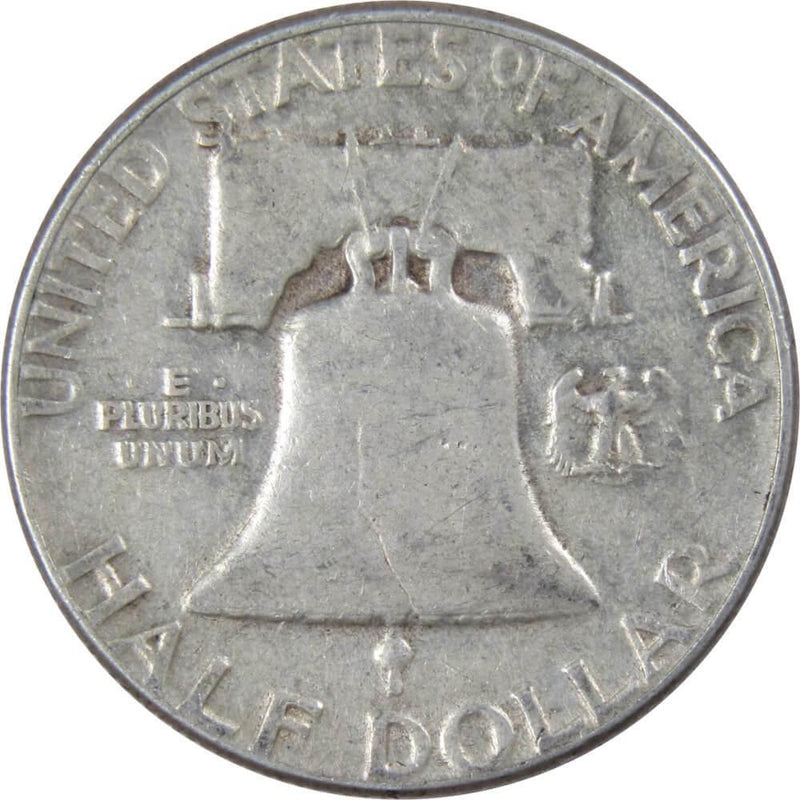 1952 Franklin Half Dollar F Fine 90% Silver 50c US Coin Collectible - Franklin Half Dollar - Franklin half dollars - Franklin coins - Profile Coins &amp; Collectibles