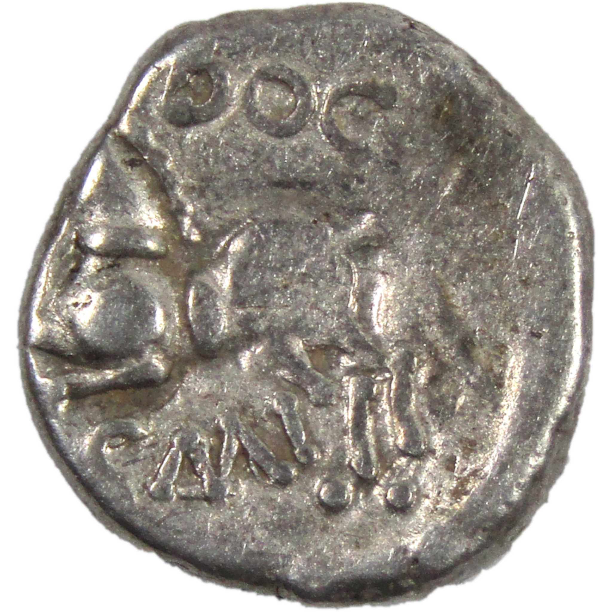 100-50 BC Sequani Quinarius F Silver Ancient Gaulish Coin SKU:I5955