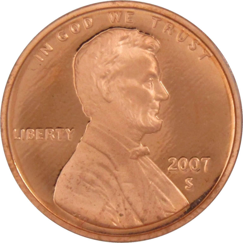 2007 S Lincoln Memorial Cent Choice Proof Penny 1c Coin Collectible - Lincoln Cent - Profile Coins &amp; Collectibles
