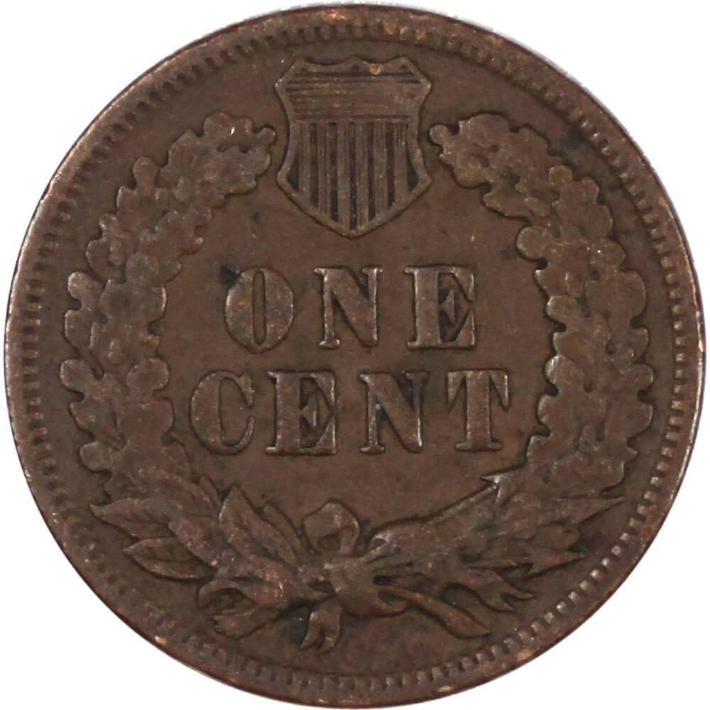 1905 Indian Head Cent F Fine Bronze Penny 1c Coin Collectible