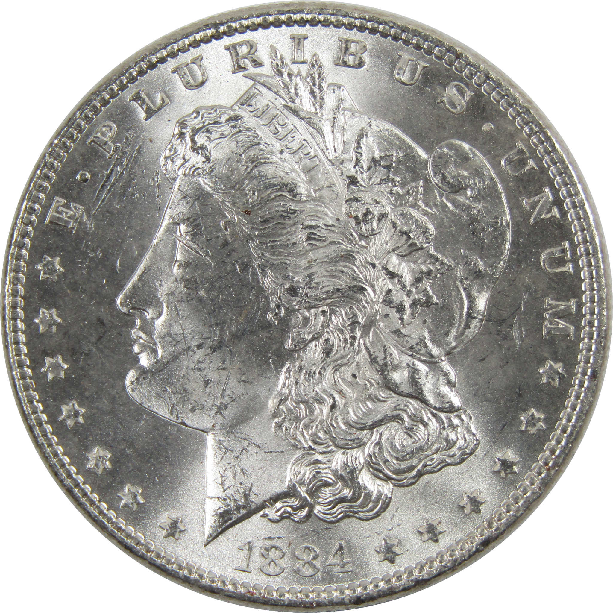 1884 Morgan Dollar BU Uncirculated 90% Silver $1 Coin SKU:I6012 - Morgan coin - Morgan silver dollar - Morgan silver dollar for sale - Profile Coins &amp; Collectibles