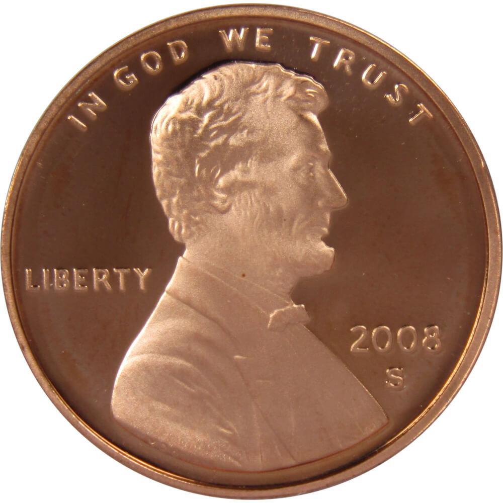 2008 S Lincoln Memorial Cent Choice Proof Penny 1c Coin Collectible