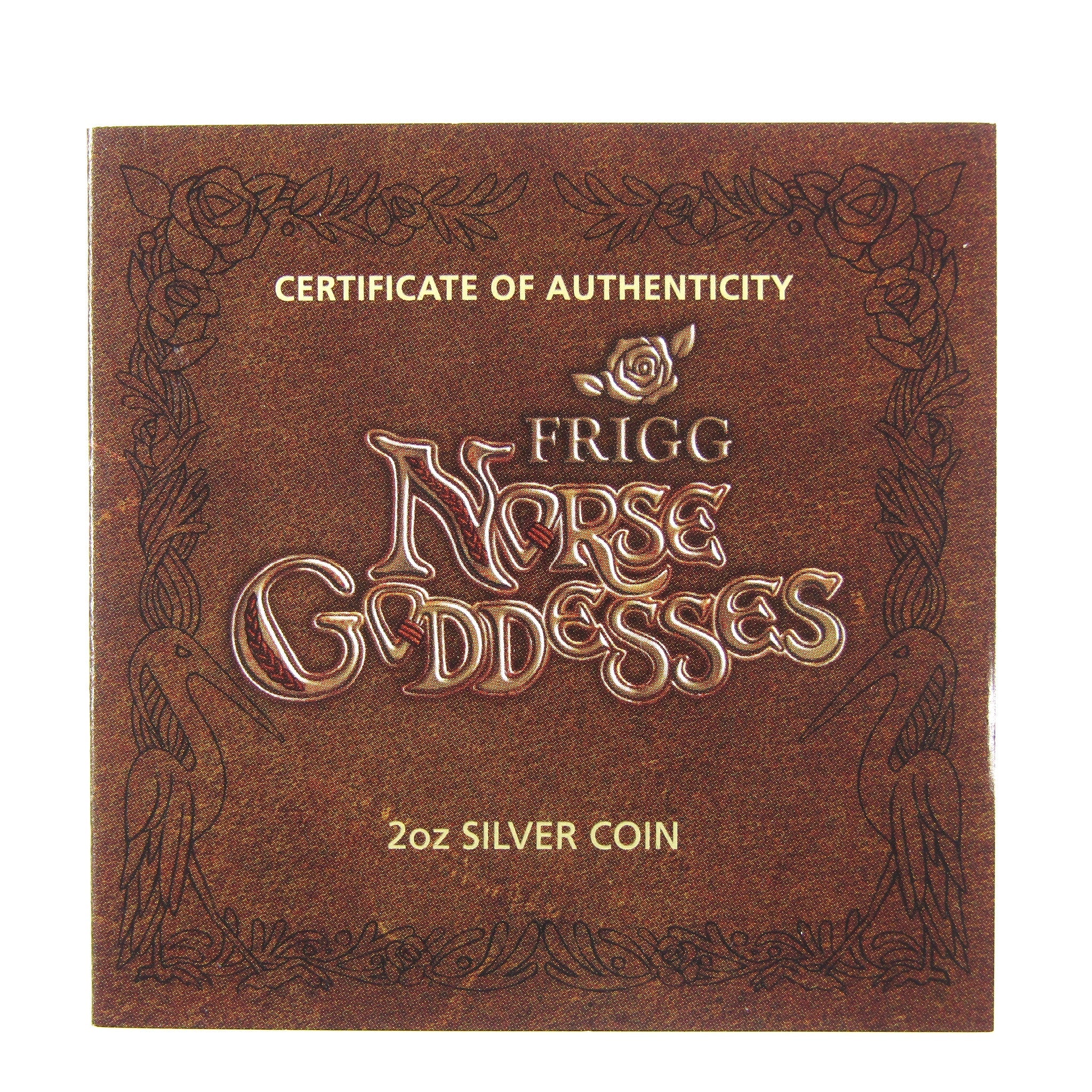 2017 Norse Goddesses Frigg Silver High Relief Proof COA SKU:CPC1998