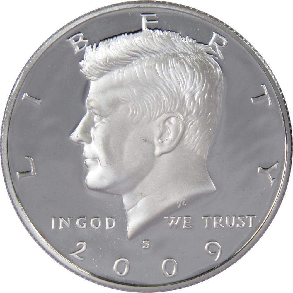 2009 S Kennedy Half Dollar Choice Proof 90% Silver 50c US Coin Collectible