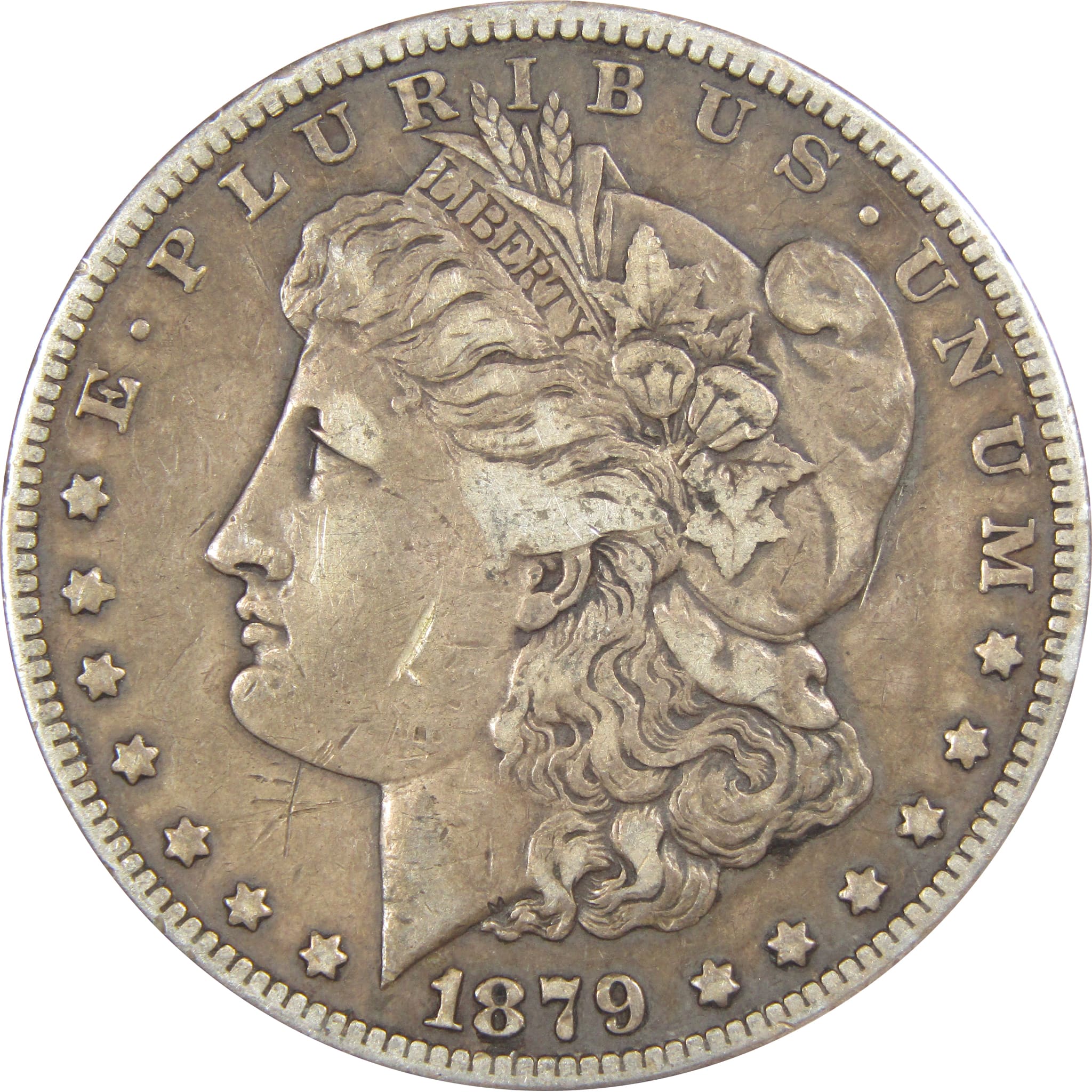 1879 S Rev 78 Morgan Dollar VF Very Fine 90% Silver SKU:IPC7458 - Morgan coin - Morgan silver dollar - Morgan silver dollar for sale - Profile Coins &amp; Collectibles