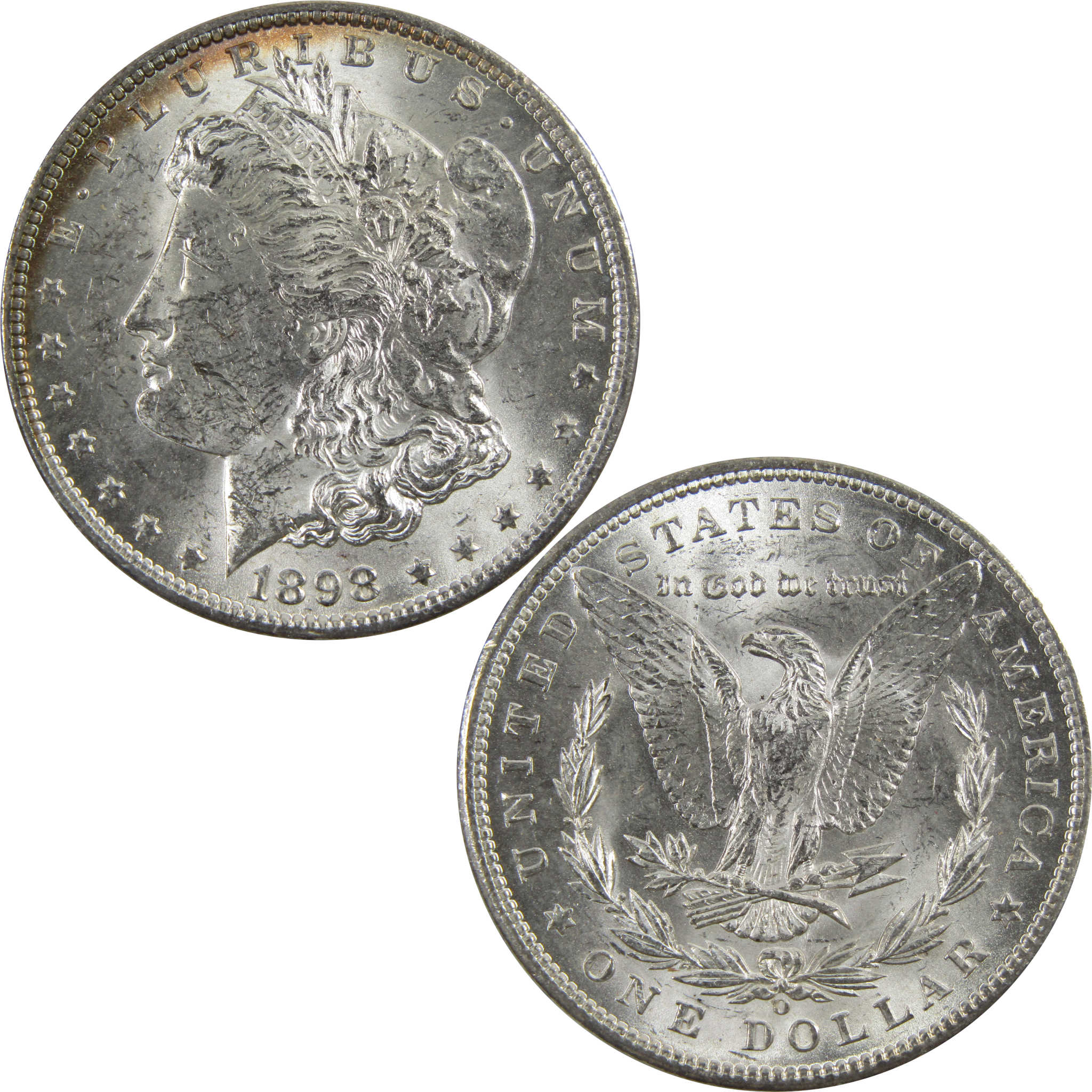 1898 O Morgan Dollar BU Uncirculated 90% Silver $1 Coin SKU:I5266 - Morgan coin - Morgan silver dollar - Morgan silver dollar for sale - Profile Coins &amp; Collectibles