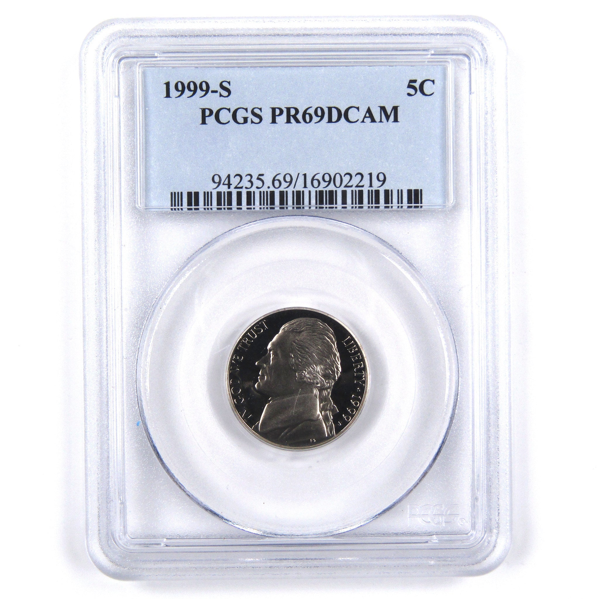 1999 S Jefferson Nickel 5 Cent Piece PR 69 DCAM PCGS Proof SKU:CPC2366