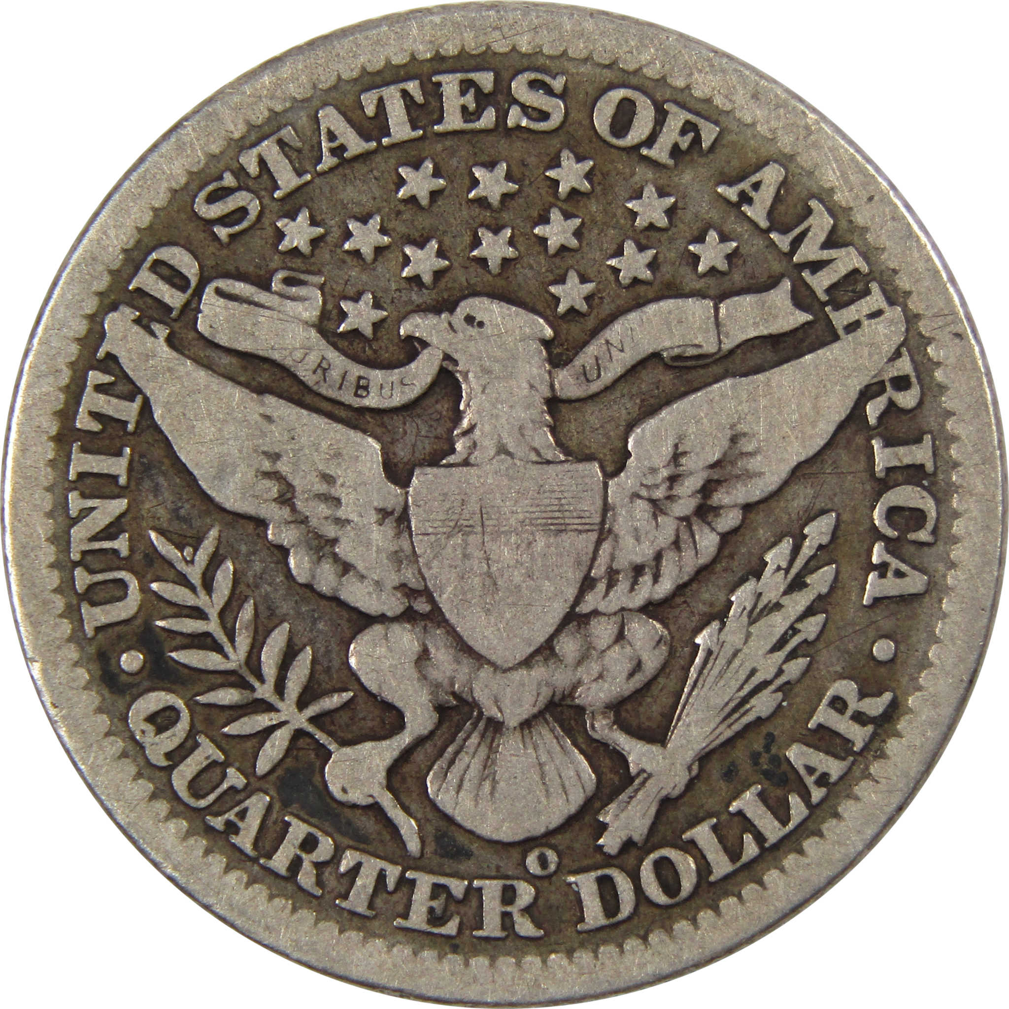1909 O Barber Quarter VG Very Good 90% Silver 25c Coin SKU:I7420