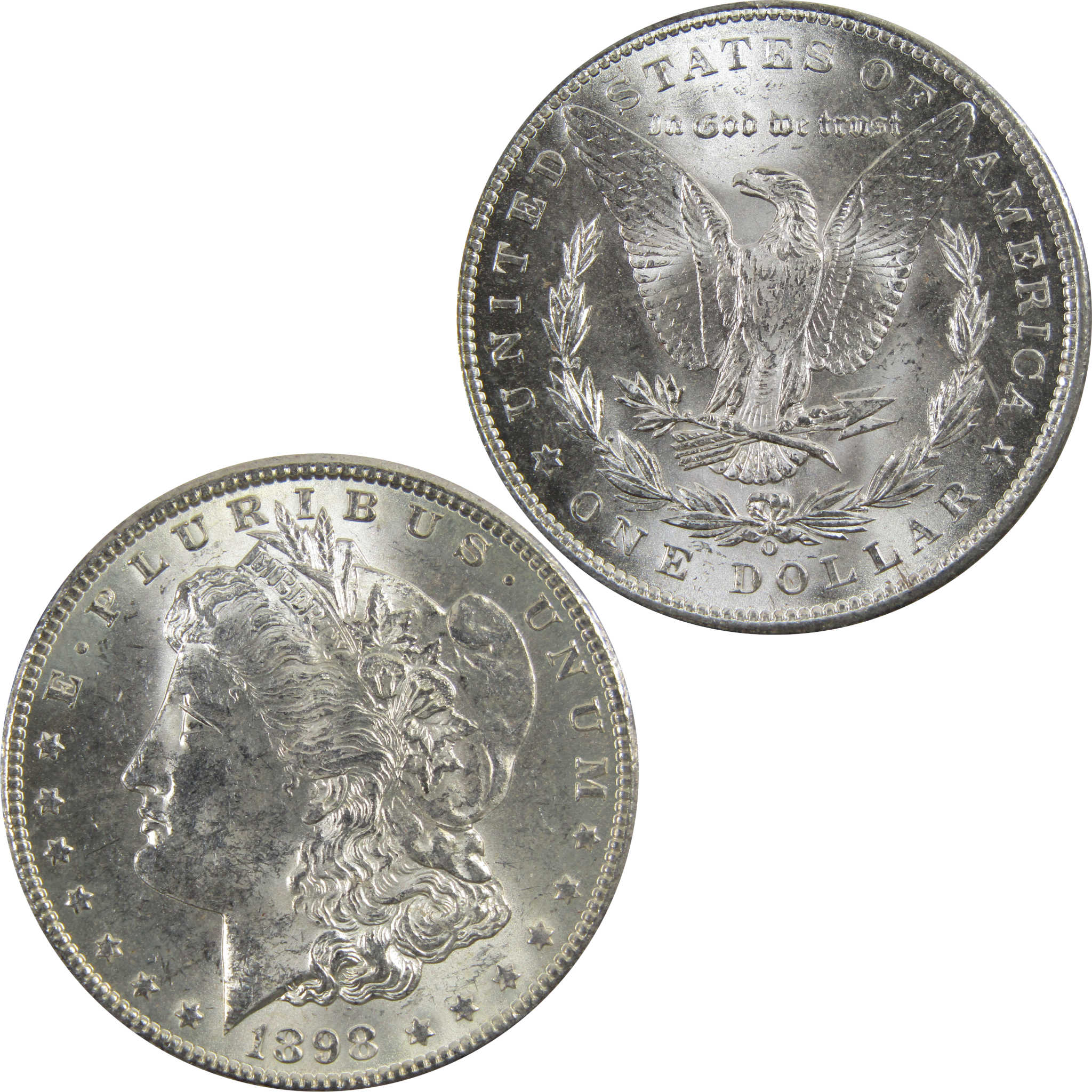 1898 O Morgan Dollar BU Uncirculated 90% Silver $1 Coin SKU:I5236 - Morgan coin - Morgan silver dollar - Morgan silver dollar for sale - Profile Coins &amp; Collectibles