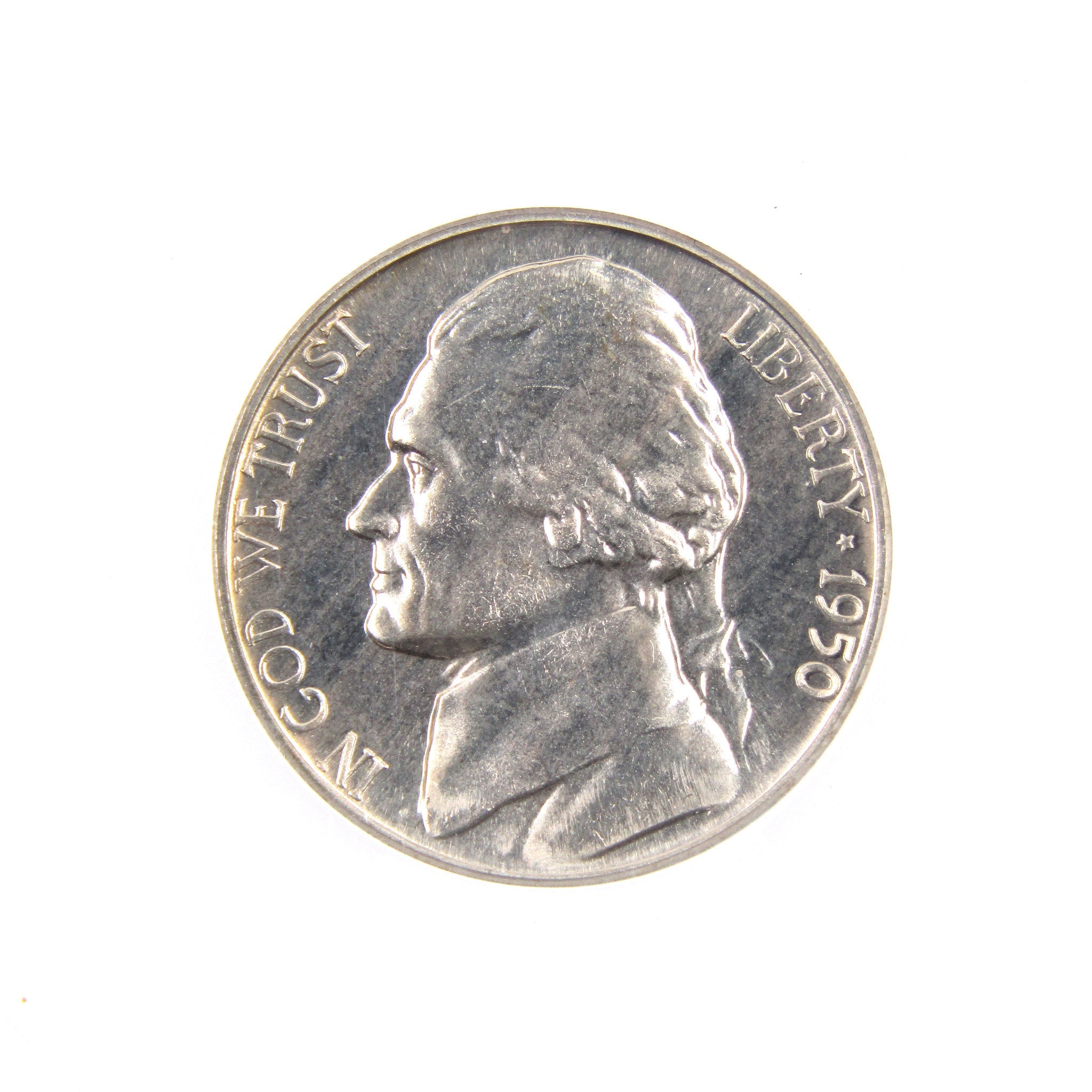 1950 Jefferson Nickel 5 Cent Piece PF 65 ANACS 5c Proof SKU:CPC2269