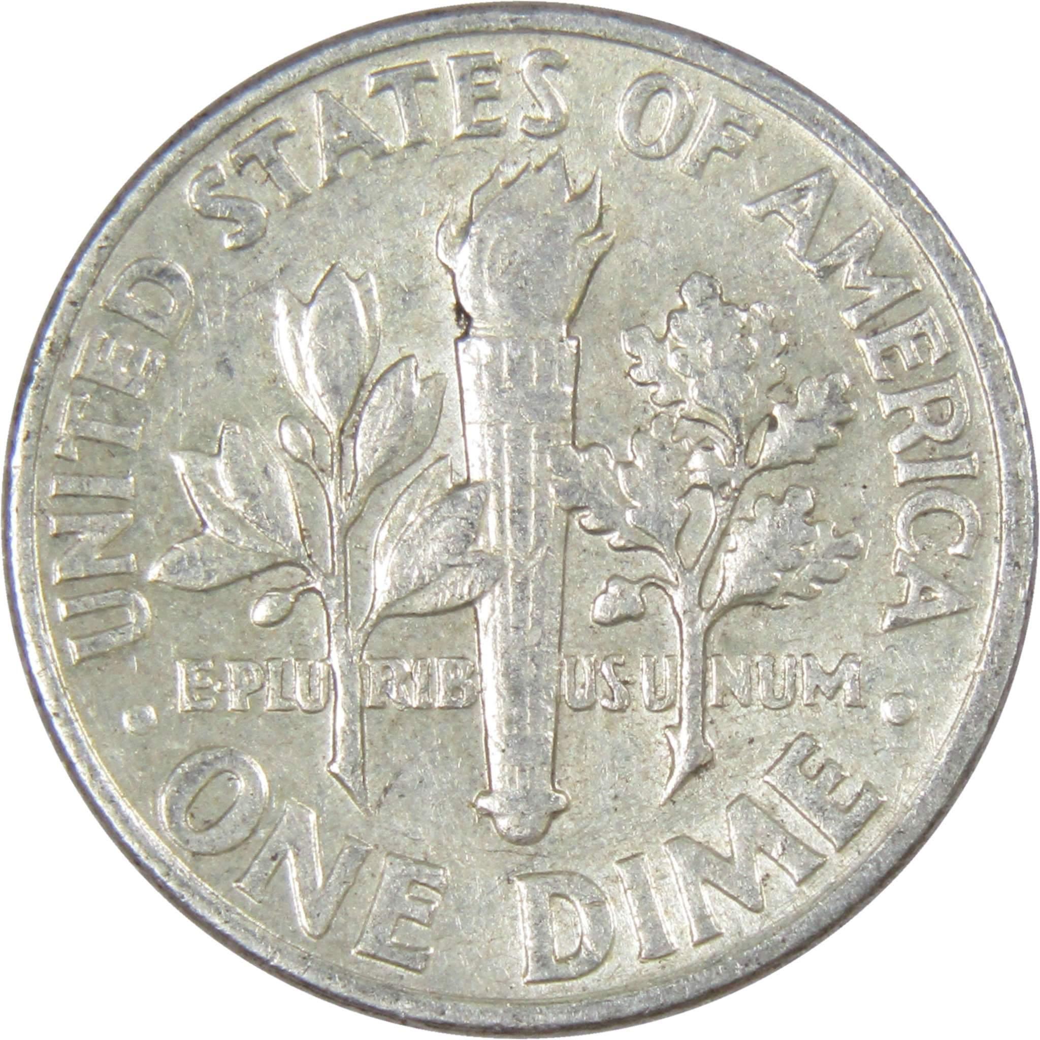 1963 Roosevelt Dime AG About Good 90% Silver 10c US Coin Collectible