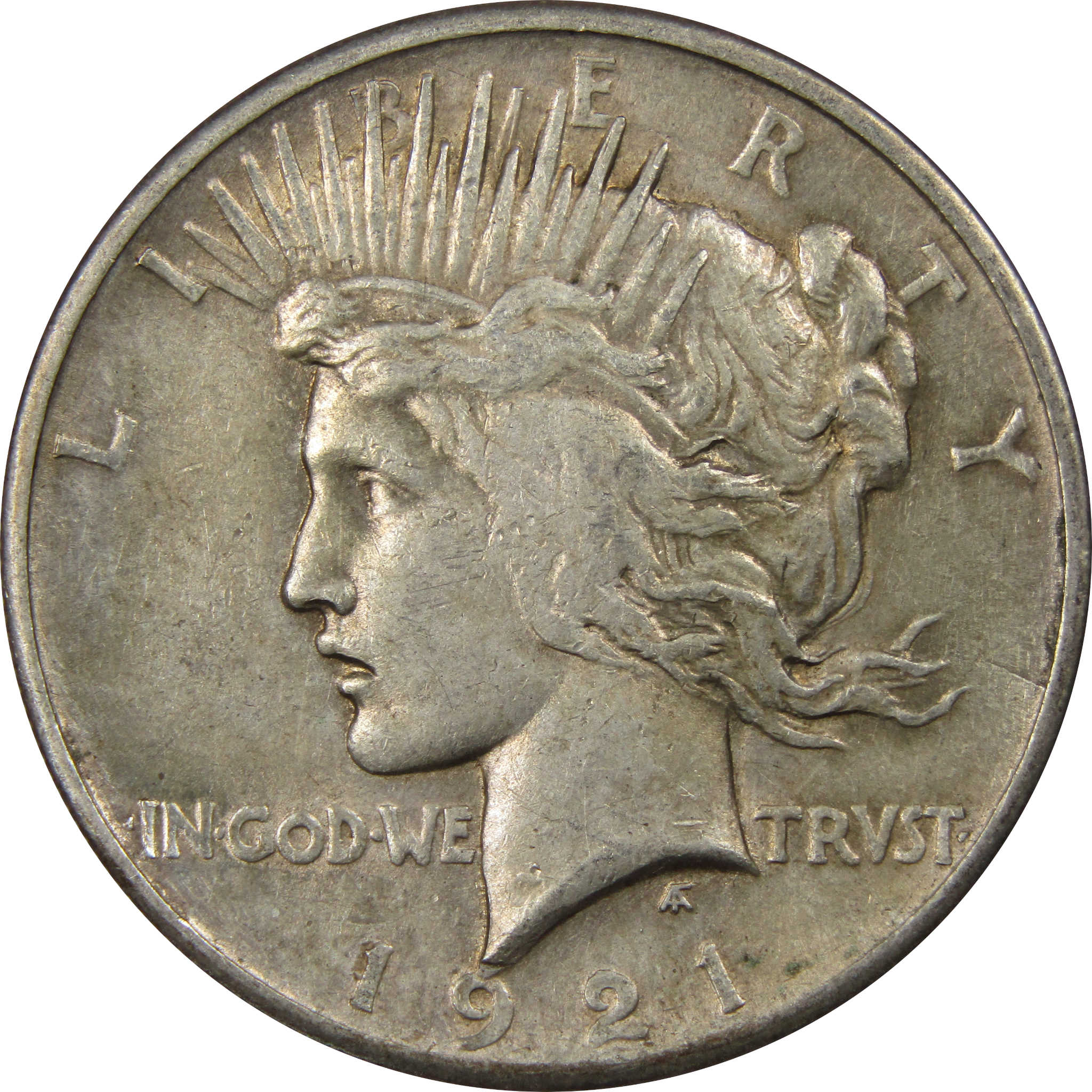 1921 High Relief Peace Dollar XF EF Extremely Fine Silver $1 SKU:I1154