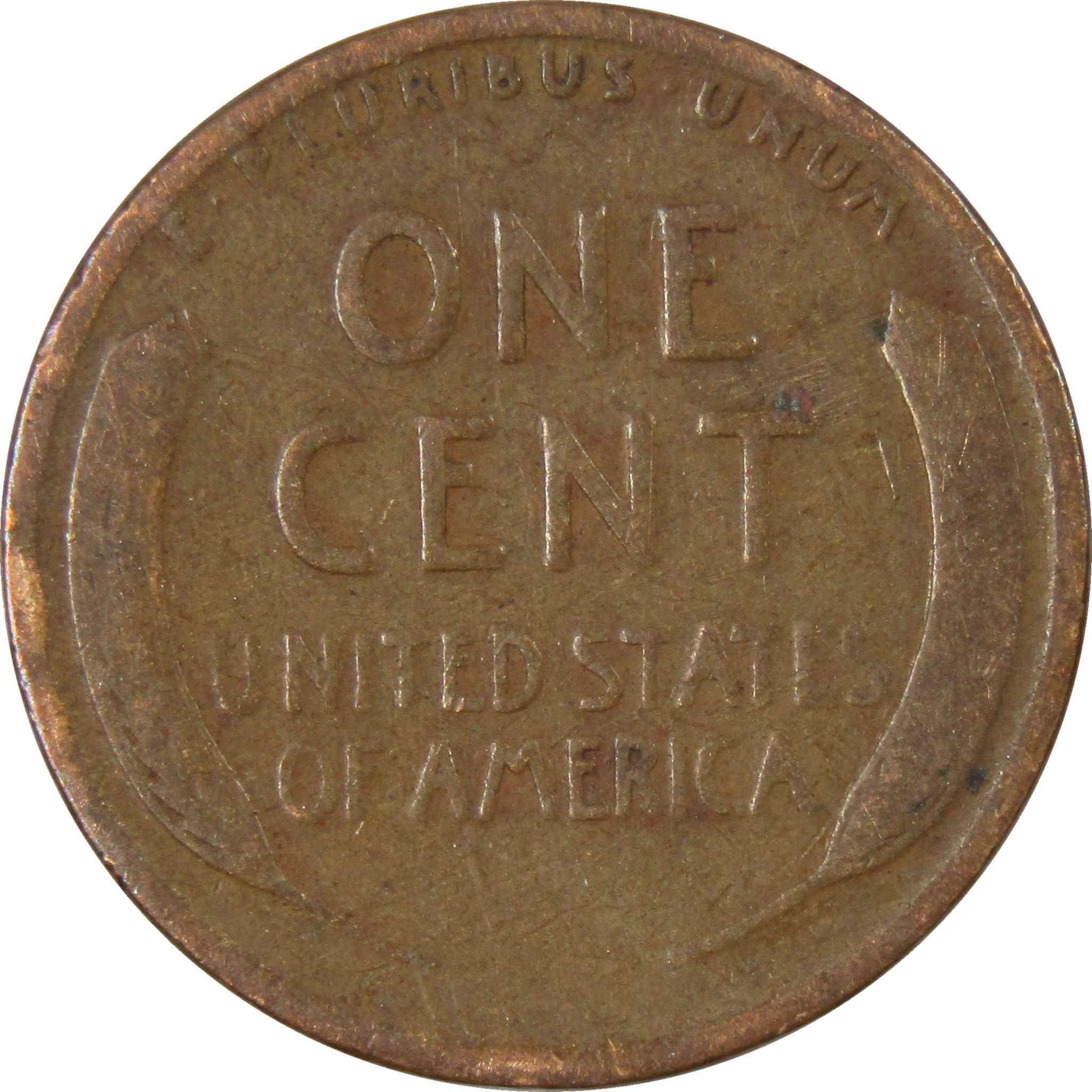 1917 Lincoln Wheat Cent AG About Good Bronze Penny 1c Coin Collectible