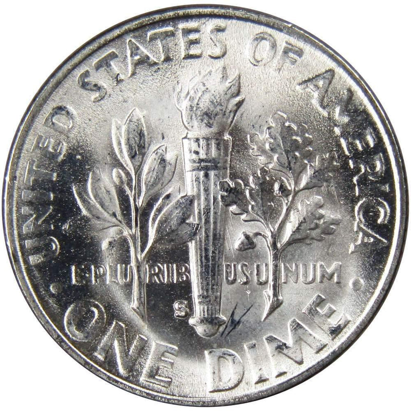 1951 S Roosevelt Dime BU Uncirculated Mint State 90% Silver 10c US Coin - Roosevelt coin - Profile Coins &amp; Collectibles