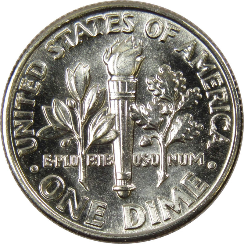 1990 D Roosevelt Dime BU Uncirculated Mint State 10c US Coin Collectible - Roosevelt coin - Profile Coins &amp; Collectibles