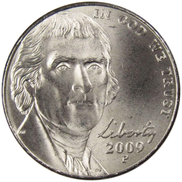 2009 P Jefferson Nickel 5 Cent Piece BU Uncirculated Mint State 5c US Coin - Jefferson Nickels - Jefferson Nickels for Sale - Profile Coins &amp; Collectibles